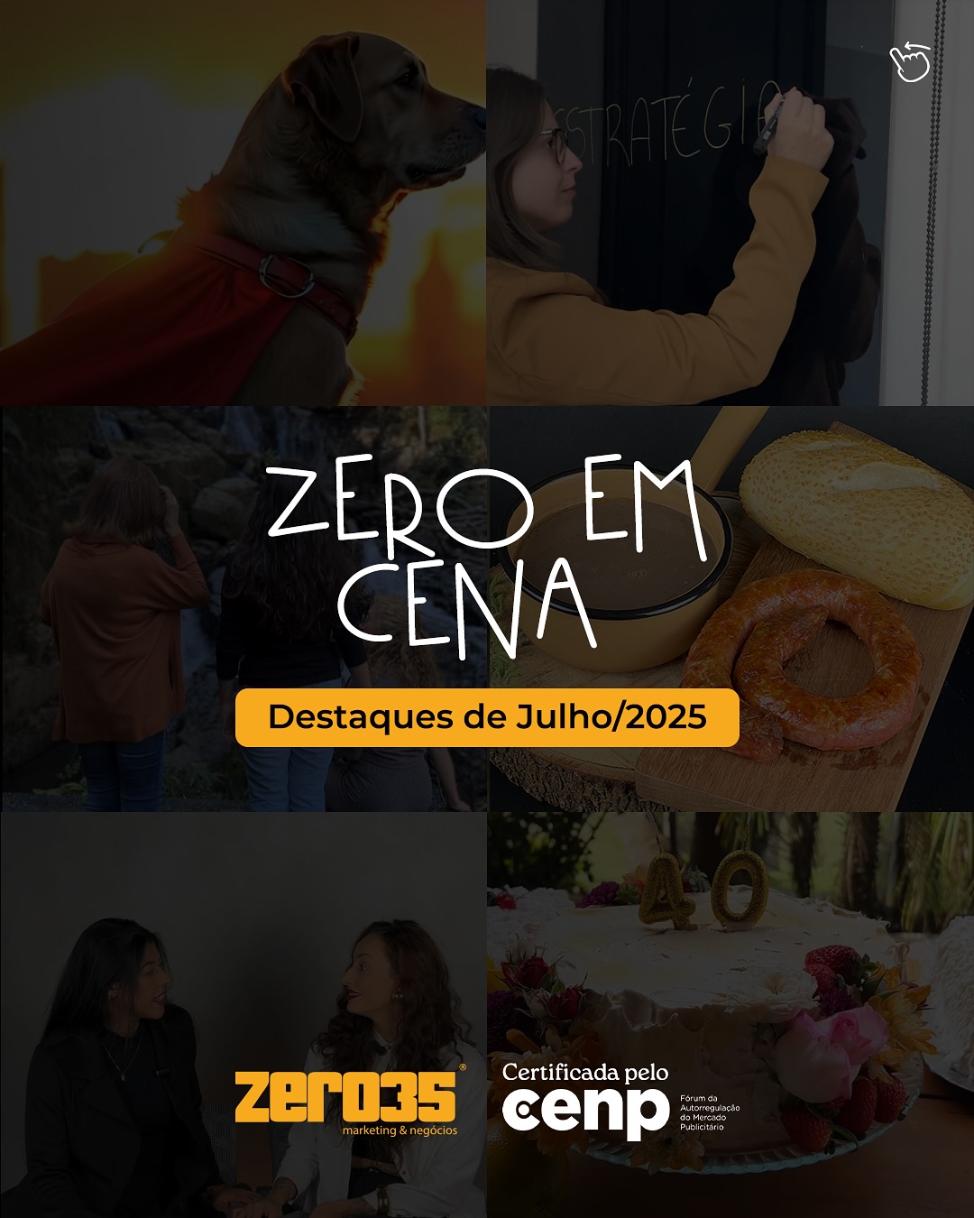 O mês de julho foi intenso por aqui!
Entre emoções, estratégias e celebrações, cada job deste mês contou uma história única.
Do carinho com os pets ao sabor do inverno, passando por eventos especiais e comemorações marcantes, nosso time transformou ideias em experiências que conectam marcas e pessoas. 💛
#Agência035 #AGenteGeraValor #ZeroEmCena #JulhoNaZero35