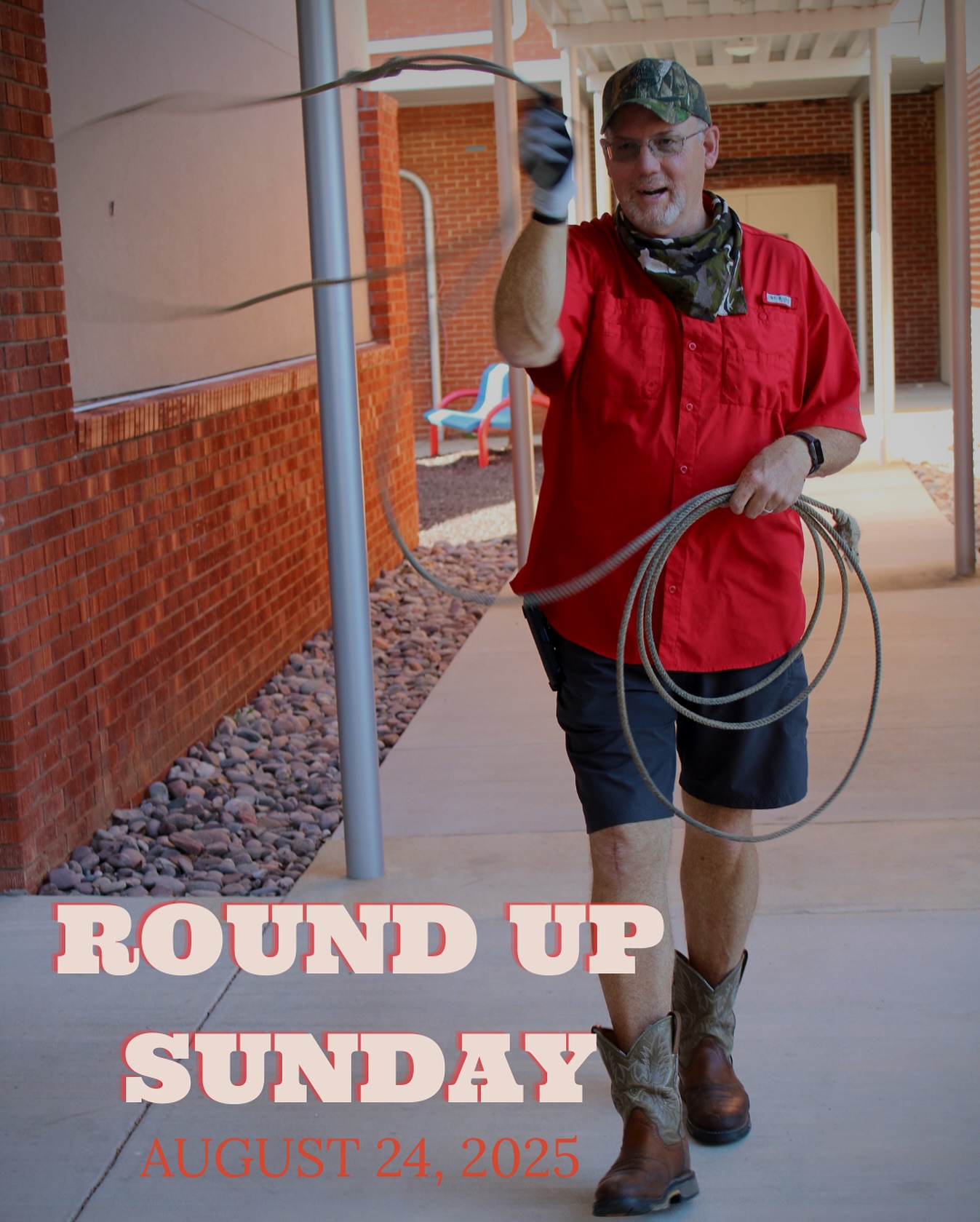 🤠🐴 Saddle up, church family! This Sunday we’re celebrating Round Up Sunday!
A time for kids to mosey on into their brand-new classes and for every adult group to “round up” their members. Don’t miss this morning of faith, fellowship, and cowboy boots! 🌾✨
