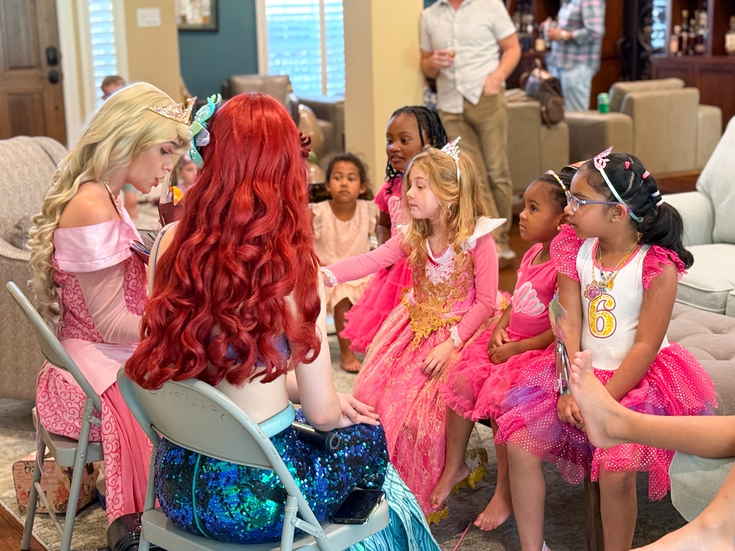 Your perfect princess party awaits!! 💖
Our princesses provide all the entertainment you’ll need! With a treasure filled Storytime, Singing, Royal Dancing, Games, Princess lessons and Princess Makeovers done by your favorite princess 👸💄💅🏻 your guests will be enchanted from start to finish! ✨✨
.
.
.
#fairestofallparties #houstonprincessparty #sleepingbeauty #littlemermaid #princessparty #dreamscometolife #houstonmoms #kingwoodmoms #westuniversitymoms #cypressmomsnetwork #kingwoodtx #humbletx #springtx #riveroakshouston #houstonheights