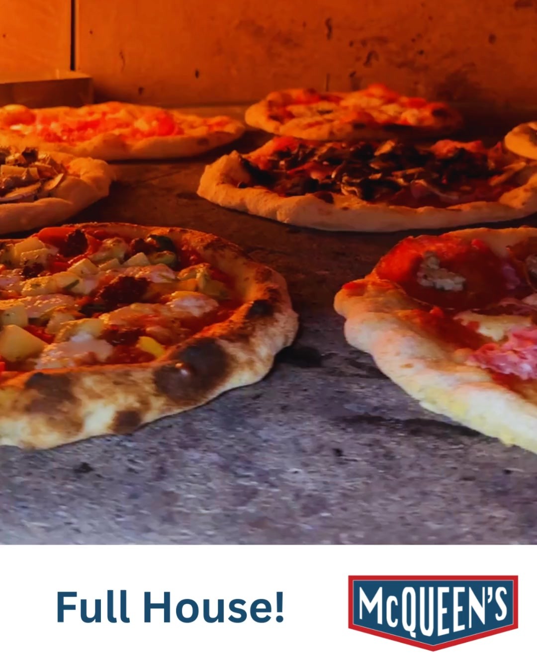 Beat the Friday night rush. We are open for wood fired pizza from 4.30 - 8 pm Wednesday to Sunday evenings. Pick up, Delivery, Dine In.
#mcqueenswoodfiredpizza #pizza #woodfiredpizza #takeaway #delivery #homedelivery #dinein #glutenfree #vegan #freshisbest #buylocal #eatmoreveg #azzuricheese #serendipity_icecream #woodend #woodendvillage #lovewoodend