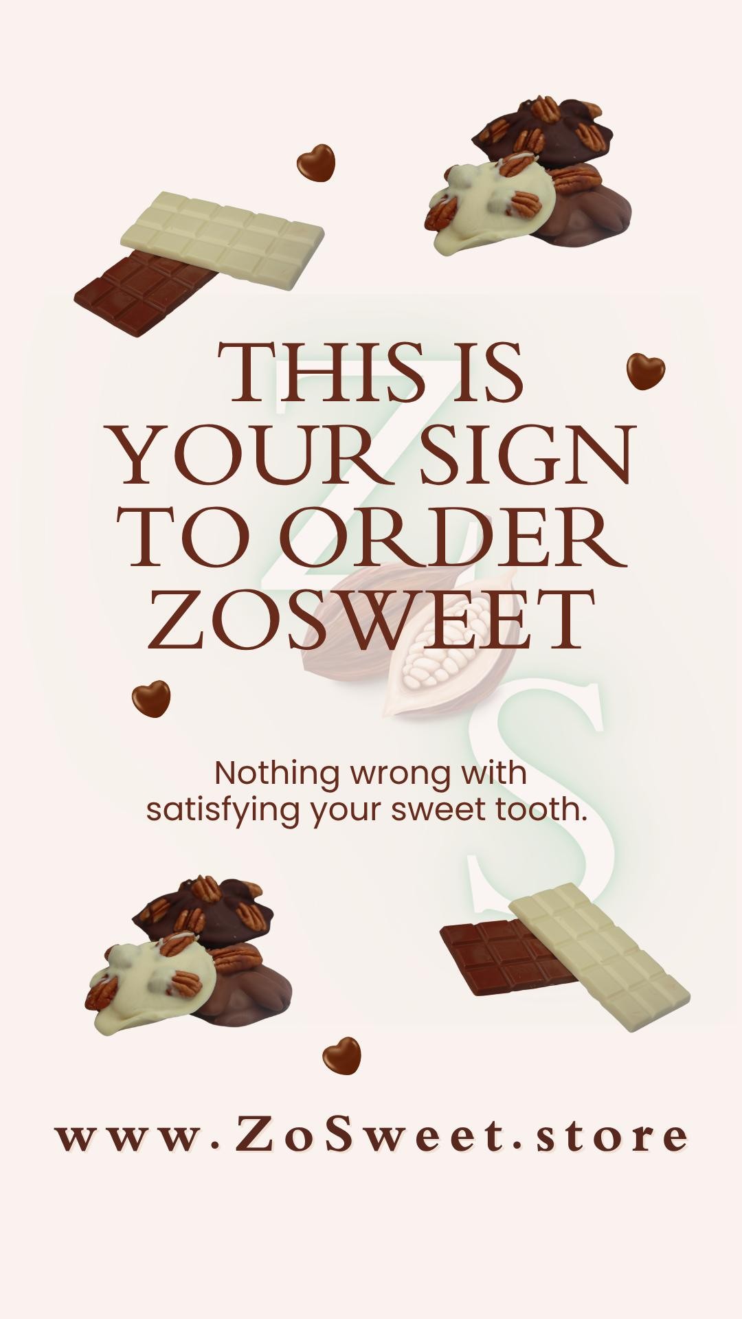 🚨This Is Your Sign to Order ZoSweet🚨
Because treating yourself is never a bad idea.
Our handcrafted chocolate bars, pecan bark, and bon bons are made fresh to order, with real ingredients and rooted flavors. From scratch. From the heart. From right here in Northern Virginia.
🎁 Don’t overthink it — your sweet tooth deserves this.
✨ Tap the link in bio or head to www.ZoSweet.store
#ThisIsYourSign #TreatYourselfToday #ChocolateMadeRight #ZoSweetMagic #MadeFreshWithLove
