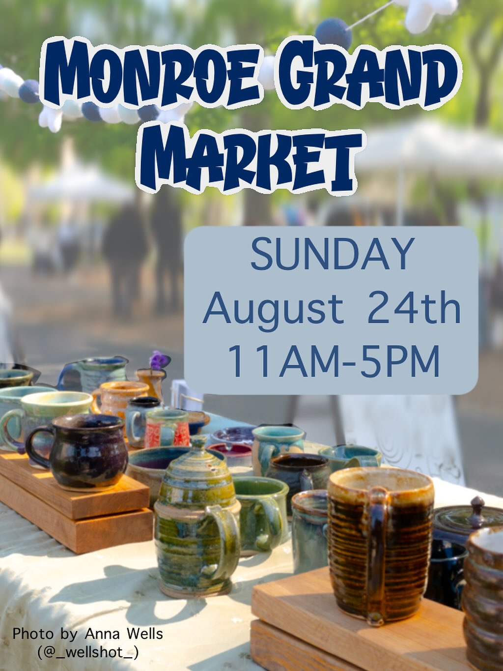 Donโt miss me this weekend @swapmeetrva Grand Monroe Market! I have limited stock so Iโm expecting to run out fast ๐ตโ๐ซ
.
Photo is by @_wellshot_ (thank you Anna!!)
.