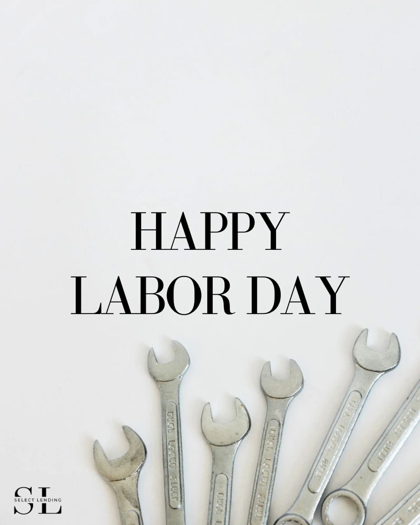 🇺🇸 This Labor Day, we honor the hard work, dedication, and determination that keep our communities strong.
At Select Lending, we know every dream home is built on the foundation of hard work—and we’re proud to help turn that effort into homeownership. 🏡✨
Wishing you a safe, relaxing, and well-deserved holiday!
#LaborDay #SelectLending #CommunityStrong #Homeownership