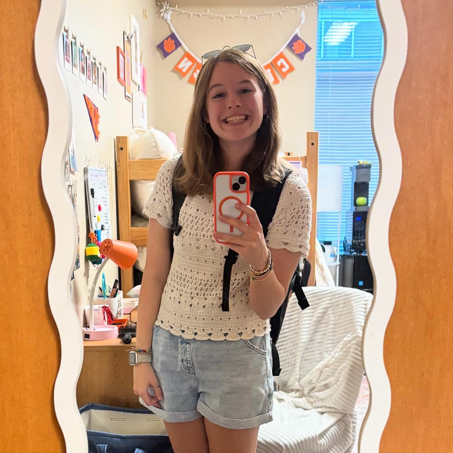 I requested a first day of class pic and she totally obliged. And she's totally beautiful inside and out and I'm totally excited for her first day.
•
Love you @lilliecateallen
Now, go crush it!