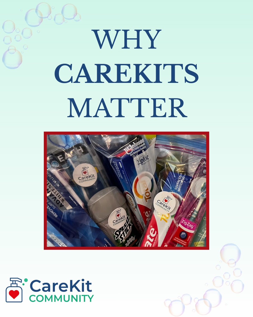 CareKits provide essential items like soap, toothbrushes, and shampoo to those who might otherwise go without them. CareKits represent more than just hygiene. They represent health, confidence, and opportunity.
#carekitcommunity #hygiene #nonprofit #health #carekits