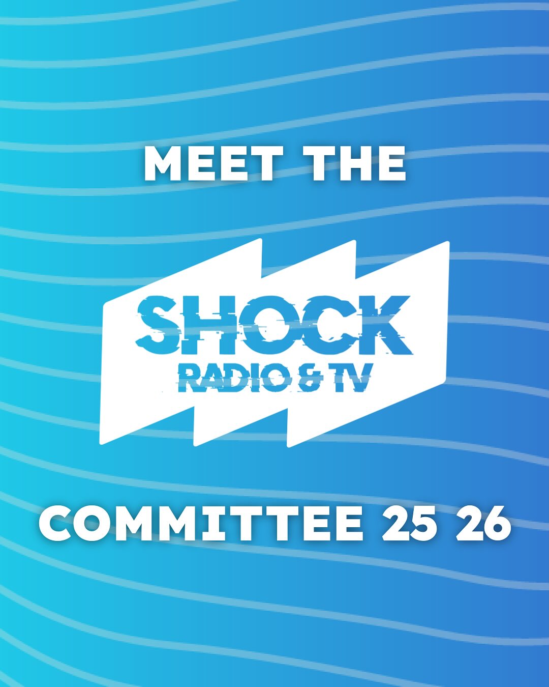 💙⭐️ Meet your 25 / 26 Shock Radio Committee! 🌟🩵
We’ve been hard at work over summer preparing for our September return to Salford! We are so excited to be back and we can’t wait to see you all soon!
Check out our new look website at shockradio.co.uk while you wait 👀