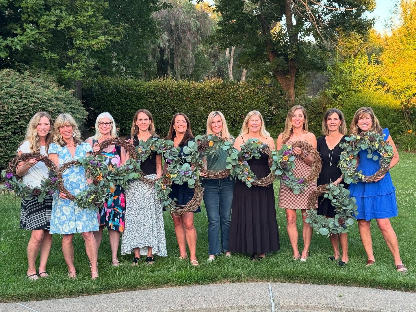 Our Fall Wreath Workshops are back and a great way to celebrate with friends and family! You can book a private event or visit our website to sign up for one of our upcoming public workshops:
September 17th 6pm @willamettewineworks
September 21st 6pm @fowlerranchca
September 23rd 6pm @loomisbasinbrewingco
Visit our website www.GatherStudioandEvents.com