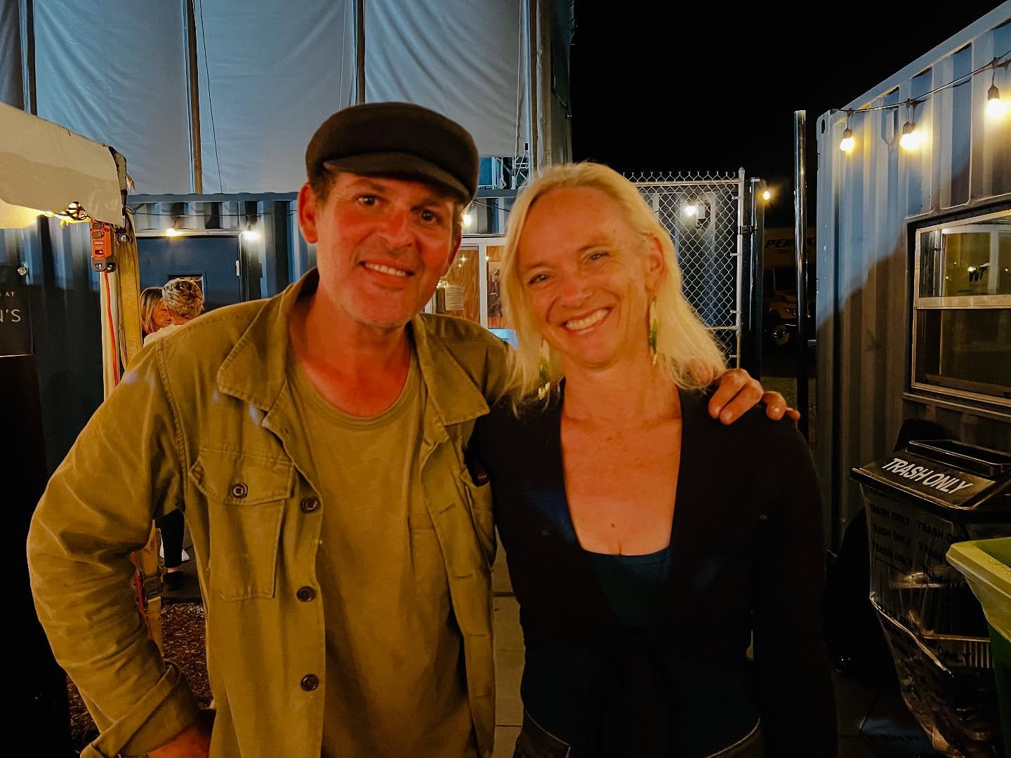 It’s been five and a half years since I first reached out to Gregory @gregoryalanisakov to ask if he’d like to support the farmers of Real Farmer Care @realfarmercare, and we finally got to meet in person after his incredible show at Thompson’s Point in Portland, ME tonight. From what began as a shot in the dark DM in Jan 2020, to supporting 170 farmers through donating $1 from each ticket sale during his spring 2022 tour, I am in awe of this talented, humble and generous musician and farmer @starling_farm. Thank you Gregory - I am truly grateful, and so are the farmers of @realfarmercare.