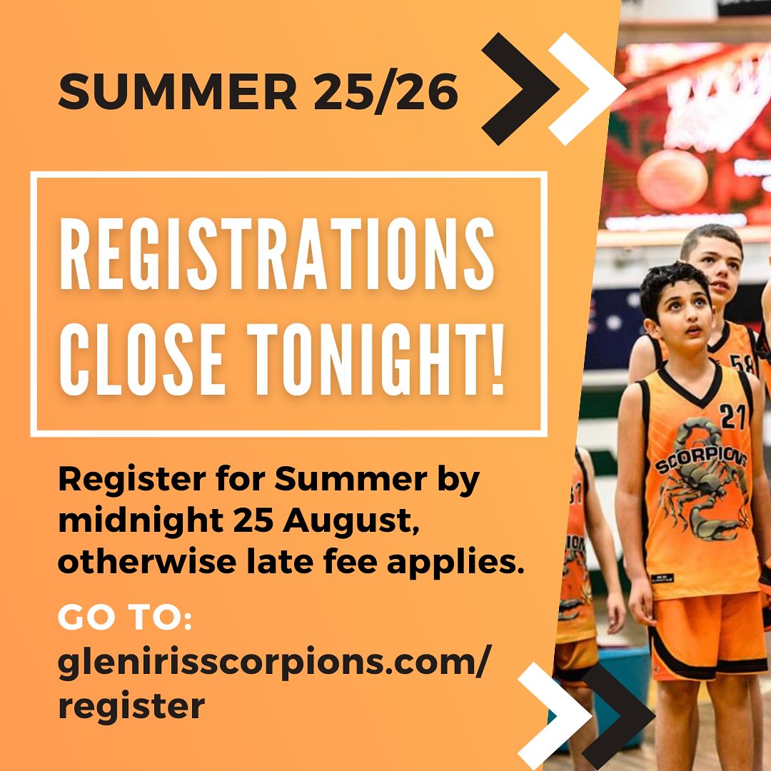 Summer 25/26 registrations are closing tonight so this is your last call! Any requests for registrations from tomorrow will be at the committeeβs discretion and late fees will apply.
Please go to our website for all the season info and link to register. Link is in our bio βπ»
