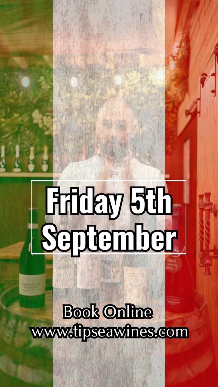 Tickets still available, A Taste of Italy, 5th September, book online at Tipseawines.com
#winetime🍷 #winetastingexperience #winetasting #winesofinstagram #whitbyevents
