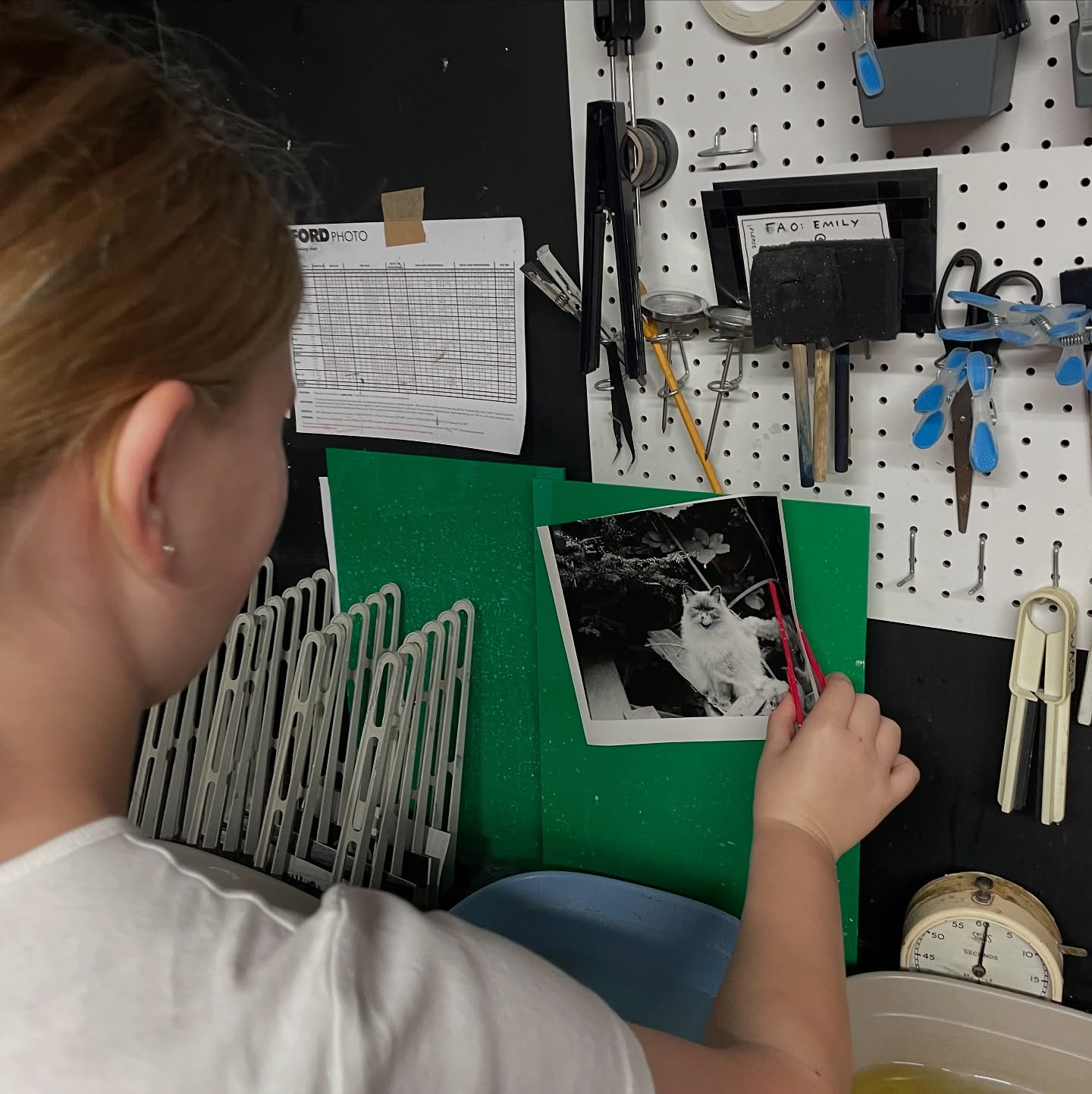 Friday was incredible with Elle, discovering darkroom techniques and fine-tuning her digital camera skills, just before the Year 11 start. I value the time with each client, especially young people from a digital generation. Darkroom techniques broaden their understanding of photography, and I'm thankful to be booked. ✨ 1:1 sessions can be browsed via my website, and booked to suit your schedule ✨
Www.thedarkroomatbeachcrearive.org