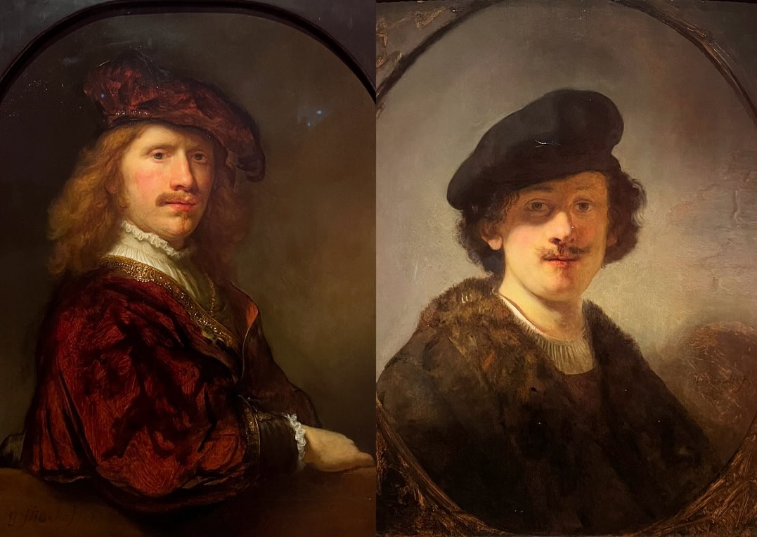 A kaleidoscope of human characters, that’s how last week’s trip to Amsterdam for the exhibition of @theleidencollection at @hart.museum felt. The people depicted seemed as alive as the presence of the artists themselves ✨
That all these treasures belong to one collection feels almost unbelievable. But it’s beautiful that their guardianship is taken so seriously, and that they are shared with the world instead of hidden away. As the painters would likely have hoped for.
The Vermeer, placed at the very end, was a perfectly fitting conclusion. The large shadow-silhouette of the figure beside it felt like the closing scene of a film; a quiet yet striking reminder of how these paintings, many modest in scale, continue to make profound impressions throughout the centuries.
Paintings are by: Govert Flinck & Rembrandt, Rembrandt ( 2-4), Van Mieris, Rembrandt, Gerard Dou, Jan Lievens, Caspar Netscher, Gerard Ter Borch, Van Mieris, Cornelis De Man, Lievens, Mieris and Vermeer.
#LeidenCollection #AmsterdamArt #DutchMasters #Rembrandt #Vermeer #GovertFlinck #GoldenAgeArt #ArtExhibition #MuseumLovers #ArtCollectors #PaintingOfTheDay #ArtHistory #OldMasters #BaroqueArt #HumanityInArt #oldmasters #oldmasterpaintings #tableauxanciens #oudemeesters