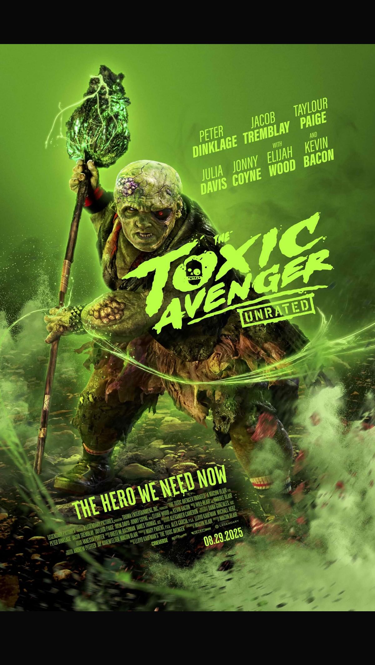 The cult classic remake of The Toxic Avenger created by Lloyd Kaufman and reimagined by Director Macon Blair begins August 29th at The Scranton Art Haus!
With multiple screenings and the city’s BEST and ONLY in-theatre dining experience, this is Scranton’s ultimate cinema event. 🎥✨🍔🍿🥤
@toxicavenger @macon_blair @tromateam @unclelloydkaufman @kevinbacon Elijah Wood Joe Ritter @jacobtremblay Peter Dinklage Taylour Paige @cineverse.tv @bdisgusting @screamboxtv @legendary @scrantonarthaus
