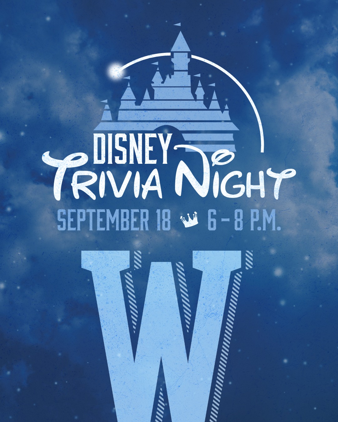 Think you know your Pixar from your princesses? Your villains from your vault classics? It’s time to put your Disney knowledge to the test. Grab your crew, fuel up with your favorite food hall eats, and join us for a night of magic, music, and more than a few Mickey-level surprises. From “Steamboat Willie” to “Encanto,” nothing’s off the table. Leave the glass slipper at home.. just bring your brain, and let the trivia begin.
Thursday, September 18th • 6 to 8 p.m.
Free for all ages
Presented by Game Night Live