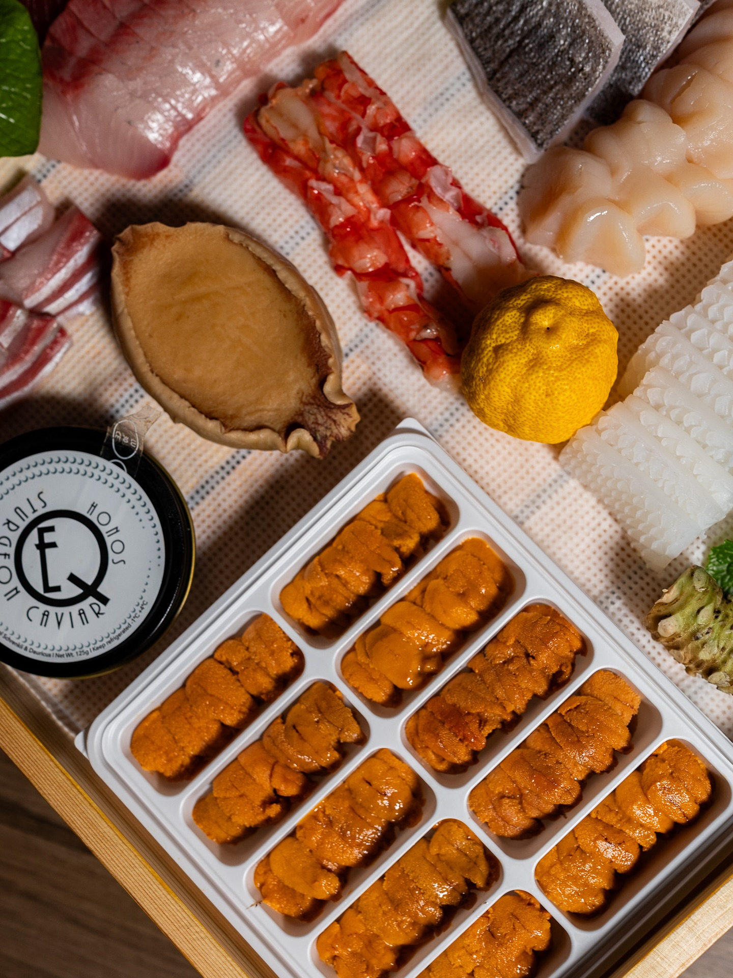 ✨ At the beginning of dinner service, we present our special chef’s selection box, a showcase of the freshest seasonal ingredients you’ll enjoy throughout your omakase journey. Each night is unique, each bite crafted with care. Spot anything you love? Reserve your seat at Kentaro Omakase today!