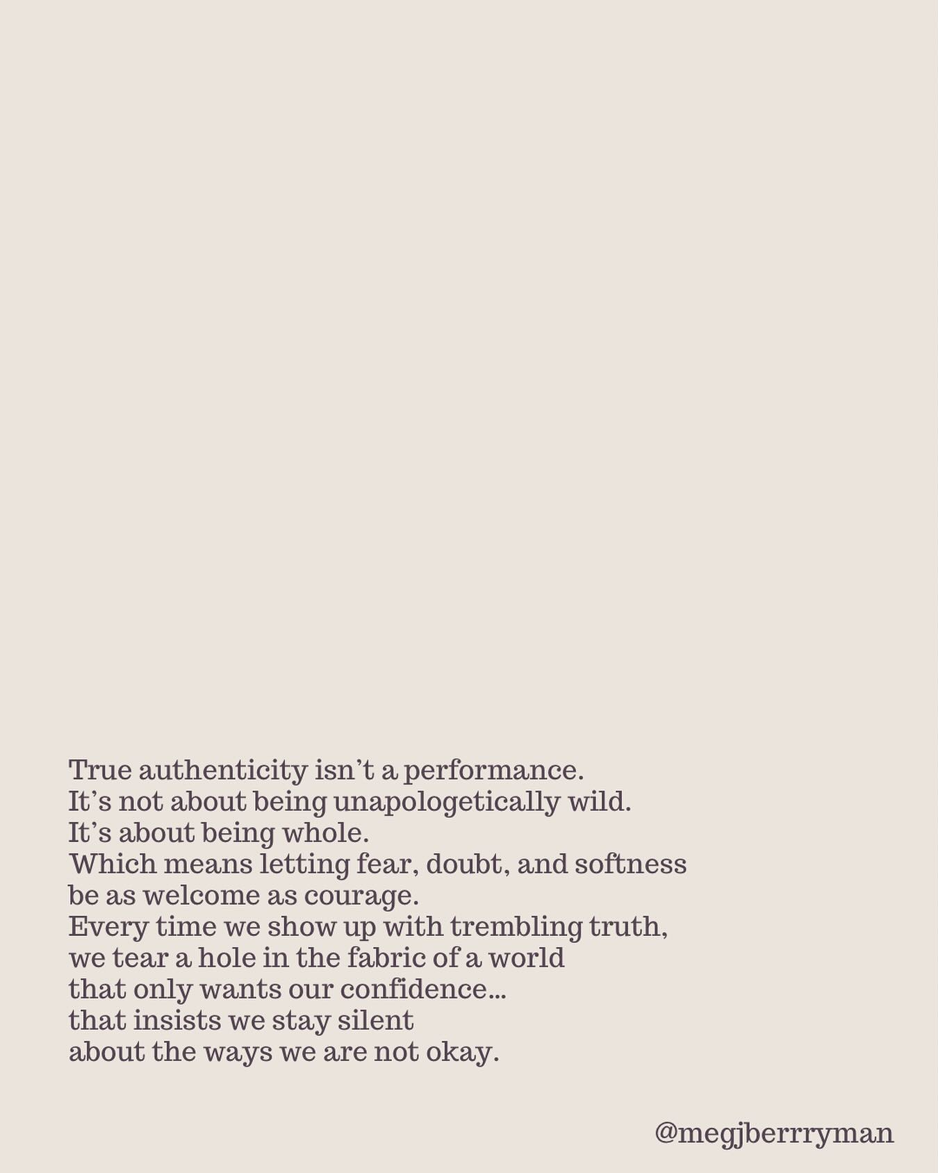 The world wants our zany earrings,
our witty banter,
our big ideas,
our impactful art.
But it rarely wants to acknowledge
that authenticity isn’t only about leaning into our wildest selves—
the loud, the quirky, the slightly divergent.
Authenticity is also naming when we are struggling.
It’s saying no when our bodies demand it.
It’s whispering help when we are scared.
It’s admitting I’m worried when our hands tremble.
What could be more authentic than a human
expressing the too-muchness of these times?
Than a being asking for directions
when the map feels muddied?
If you want my authenticity,
be prepared to see the ways I flinch,
the worries I carry,
the moments I come undone.
Because often, that is the most authentic expression I have.
And in a world where profiteers benefit from our pretence of “okayness,”
the bravest thing I can do—
the most humane way I can reach out—
is to say: your worry is welcome here too.