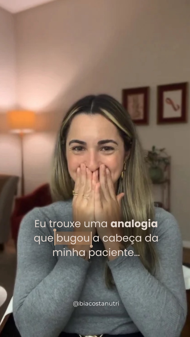 Quem concorda que faz sentindo comenta abaixo! Hahahah ❤️
Muitas vezes não é sobre alimentação, mas sim sobre reprogramação mental!