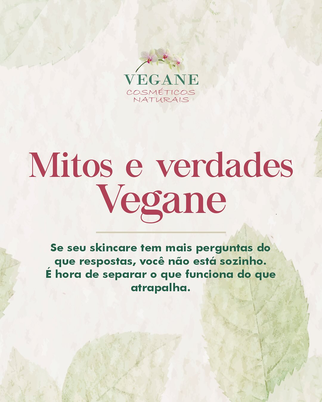 🧪 Sérum pode ser usado durante o dia?
🍊 Vitamina C mancha a pele?
A internet tá cheia de mitos sobre skincare e a verdade é que muita gente ainda segue dicas que mais atrapalham do que ajudam.
Pra te ajudar a cuidar da sua pele com mais consciência, a Karina responde com a experiência de quem conhece cada detalhe dos produtos que desenvolve. Aqui, cuidado é sobre resultado real sem truques, sem exageros.
Se você quer cuidar da sua pele de verdade, sem falsas promessas ou receitas prontas, esse conteúdo é pra você.
Se você busca um skincare com sentido, que respeita sua pele e seu tempo, esse conteúdo é para você.
#SkincareVegane #Vegane #SkincareSemMitos #DicaDeSkincare
