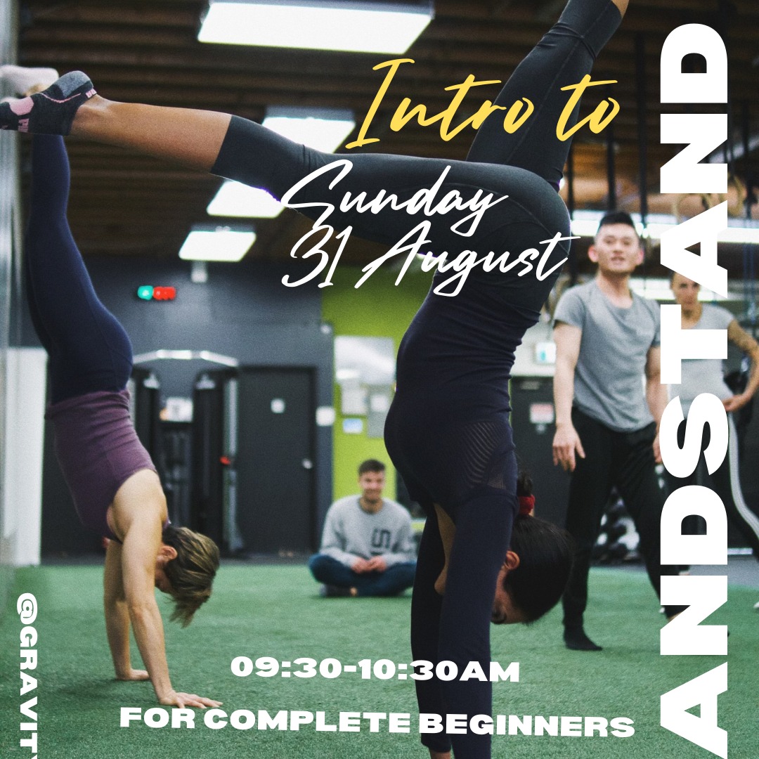 09:30am this coming Sunday (31 Aug).
This is Day 1 introduction to your Handstand journey. You do NOT need to go upside down - lots of training for Handstands is done right side up :-)
This is a fun session that is suitable to any and all, will demystify what might seem like an impossible skill and absolutely start to take away that fear all those new to this have - face planting!!. (Don't worry, there will be no planting of faces 😂).
Come to this complimentary workshop and explore a fun new world of health and fitness training.
#freetotry #handstand #beginner #fun