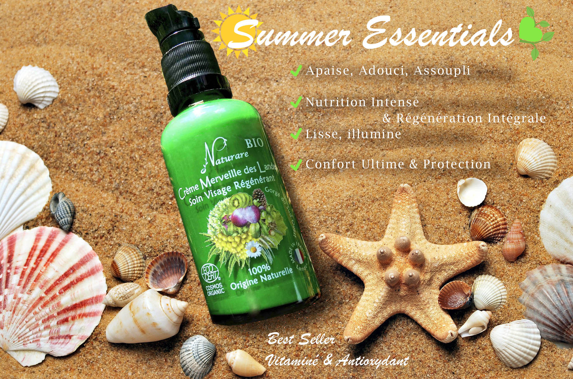 Offrez-vous une Régénération Intégrale ✨
Prolongez l'été avec ce Soin ultra performant aux embruns du Sud !
💚 La Nature est votre allié le plus précieux pour faire rayonner de santé votre peau, même les plus sensible 💚
🪄 Vous souhaitez parfaire votre Régénération cutanée ? Obtez pour nos coffrets et nos méthodes de Régénération IN/OUT avec notre combo gagnant Crème Merveille + Poudre précieuse de Klamath ✨
Restez connecté, nous reviendrons dans un prochain post sur les talents de l'extraordinaire Klamath !
🌿 RDV sur naturare.fr 🌿
#terroir #slowage #holisticwellness #antioxydant #peausensible #biologique #organicskincare #naturel #soindepeau #madeinfrance #artisans #agriculturebio #antiage #antiride #lovenature💚 #beautygirl #beautygirl #beauté #frenchtouch #frenchriviera #vacances #frenchiegram #provence #suddelafrance