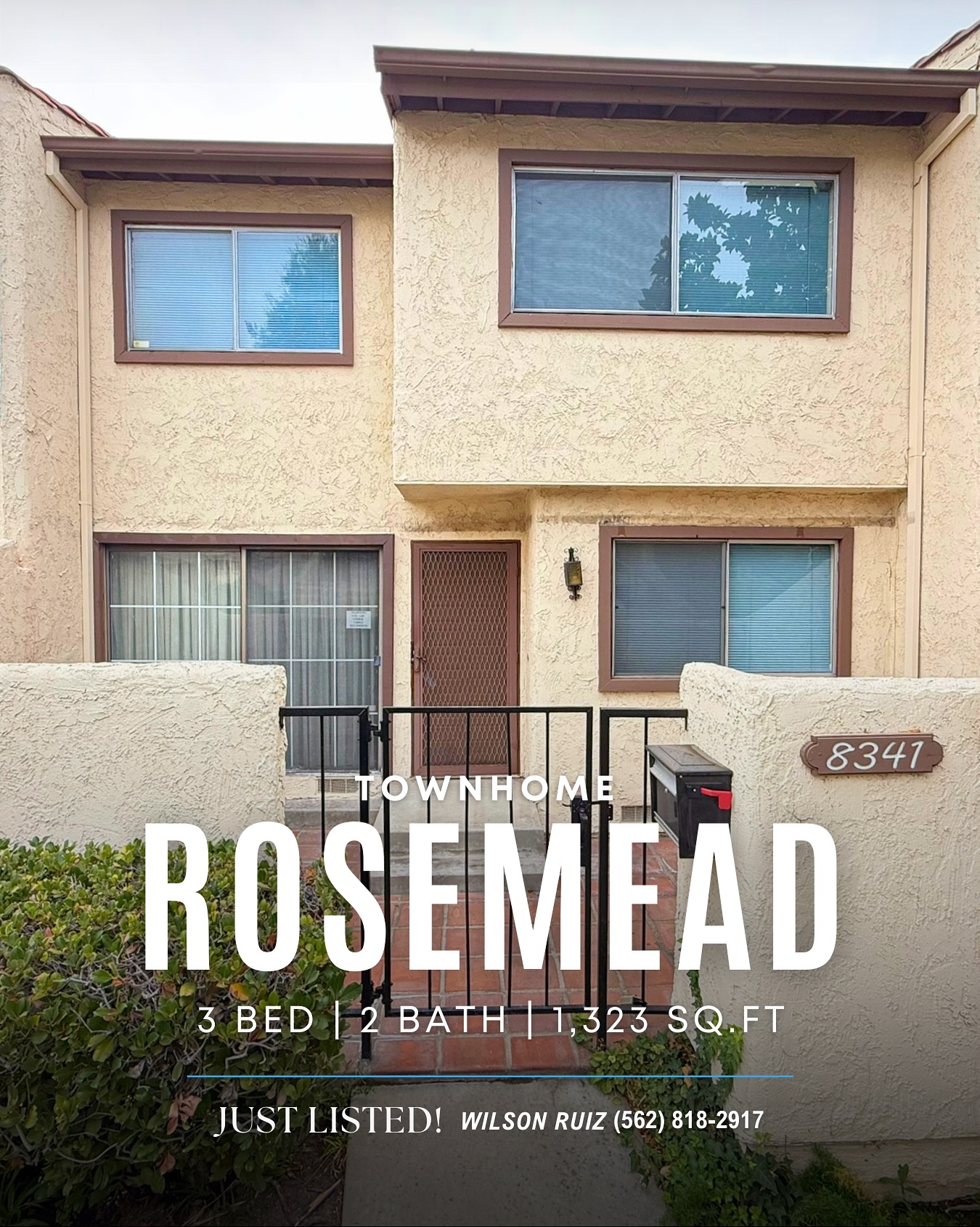 Just Listed‼️🏡
8341 Amber Rose Lane, Rosemead, CA 91770
See this great opportunity! Two-level townhome, perfectly situated across a school, minutes away from The Shops at Montebello, dining, libraries, Whittier Narrows and close to major freeways.
Property Highlights:
• Master bedroom suite
• Community pool
• Private tiled patio
• 2-Car attached garage w/ remote
• Probate Sale with Full Authority
• 3 Bedrooms • 2 Bathrooms • 1,323 sq.ft
Priced to sell, submit your offer today!
Call me: (562)818-2917
DM me for a showing
or visit my website-link in bio!
#rosemead #townhomeforsale #justlisted #homeforsale #socalrealestate #newlisiting #yournexthome #losanglesrealestate #probatesale #rosemeadhomes #househunting #fixer #propertyoftheday #propertyforsale #sgv #sgvrealestate