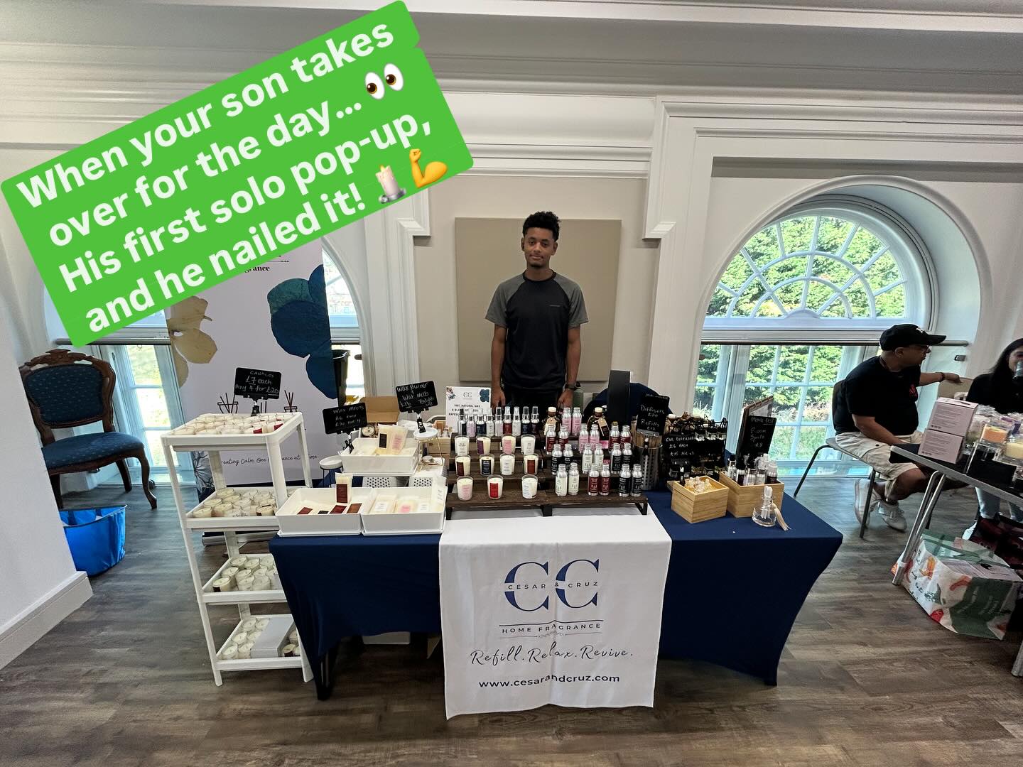Flying Solo at the Pop-up!! Last week was César's first time running his own pop-up, and let me tell you, he smashed it. From packing boxes at home to flying solo, I'm beyond proud. He's already looking forward to the next one 🙌, and I might just get more than one photo. Join us at our next market, Beddington Park on Saturday 6th Sept from 10am to 5pm