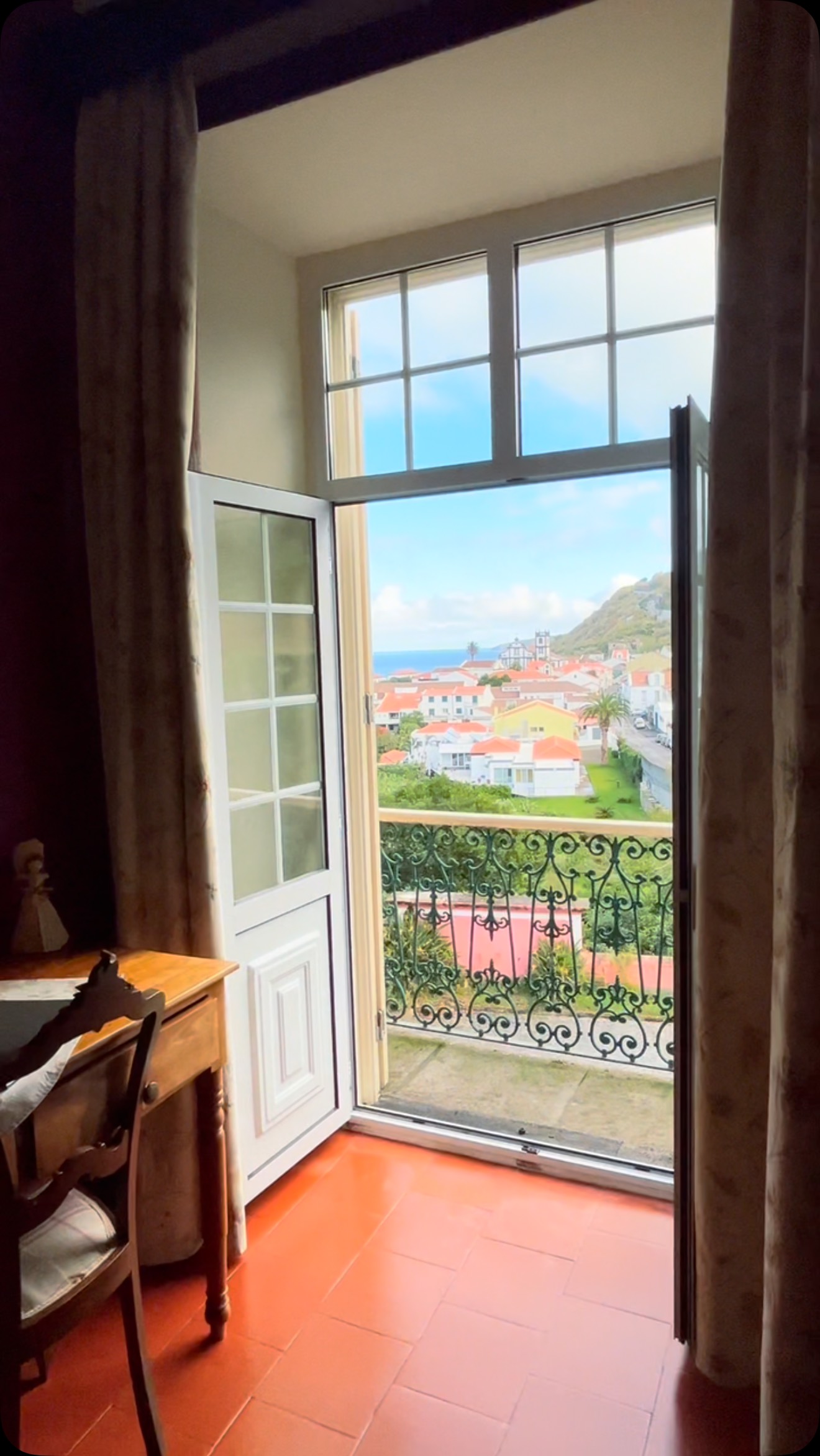 Views worth waking up to. The Maia Suite, Solar de Lalém.
#Azores #VisitAzores #PortugalTravel #AzoresIslands #RoomWithAView