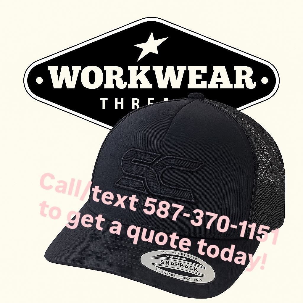 🖤 Fresh black-on-black @bradyjschultz 🖤
Order your next workwear order through Workwear Threads – call or text 📲 587-370-1151.
We’ve got you covered for hats, shirts, hoodies, jackets, and all custom work apparel to rep your business the right way.
#WorkwearThreads #CustomApparel #SchultzContracting