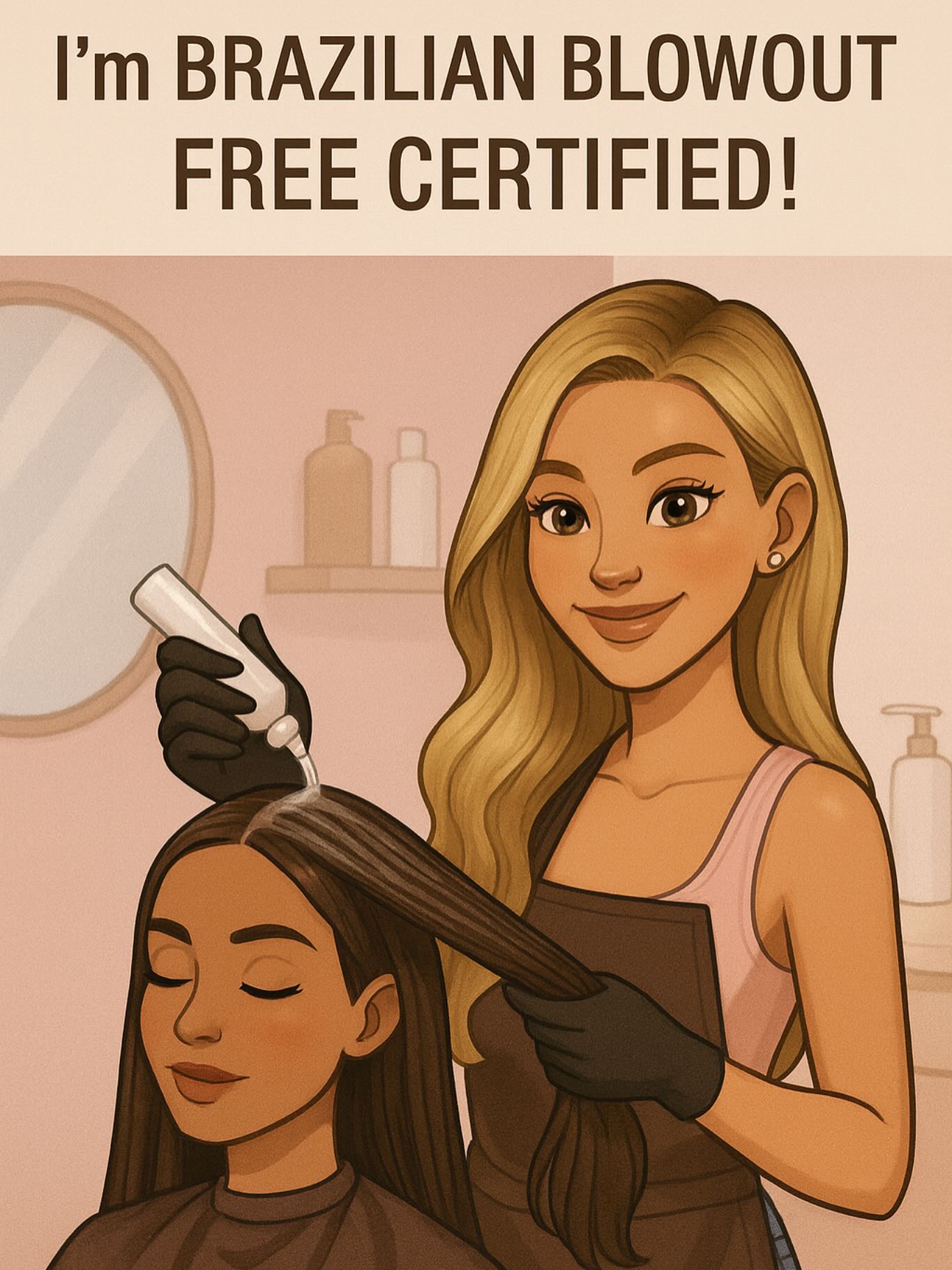 ✨ Big News ✨
I’m officially Brazilian Blowout FREE Certified!
That means I can now offer the Brazilian Blowout FREE Smoothing Treatment—a patented formula designed to smooth, reduce frizz, and add incredible shine, all without formaldehyde.
I couldn’t be more excited to bring this service to my clients. 💇🏼♀️💫
📍 Book your appointment now and experience the difference!
#BrazilianBlowoutFREE
