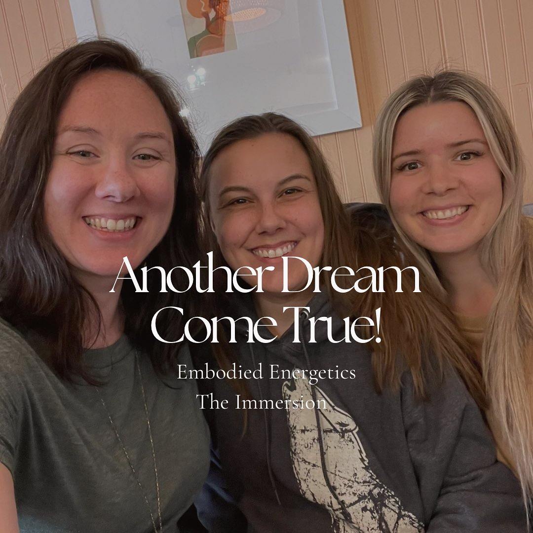 Another dream come true - hosting my own energetics immersion!!
If you’ve been in my world for any time, you know that I learned about Reiki at a young age. My momma has been doing this work for most of my life! Which means I’ve learned a shit ton from her. If you have been to one of her Reiki trainings, you know just how life changing they really are. I have been lucky enough to gain so much hands on experience assisting with these weekends for the last 5ish years.
Since really stepping into this work, I have grown my skill set extensively, working closely with many more influential mentors along the way. Including @eboniealchemy @ask_harriette @nadiamunla @samanthaskelly . Plus many others. I have done the spiritual work, I have done the somatic work, I have done the soul & shadow work, I have learned about online business and copy and offer suits and money flow and business energetics and the list goes on and on.
And now- Embodied Energetics, The Immersion has been born!
We are heading into our third Immersion and each time the content expands. This round you have the option to attend the stand-alone Immersion to implement energetics & somatics into your daily lives, or join the practitioner path to deepen your craft and expand your skill set.
Let’s nerd out on energy, physiology, soul contracts, numerology (number nerd forevss), and oh so much more. Come play! Oct 3-5 at @raiseyourvibewithus . Early bird discounts expire soon.
Ps. If you wanna learn about reiki, momma is hosting another weekend Oct 23-26. Ask me about it! I’ll be there.