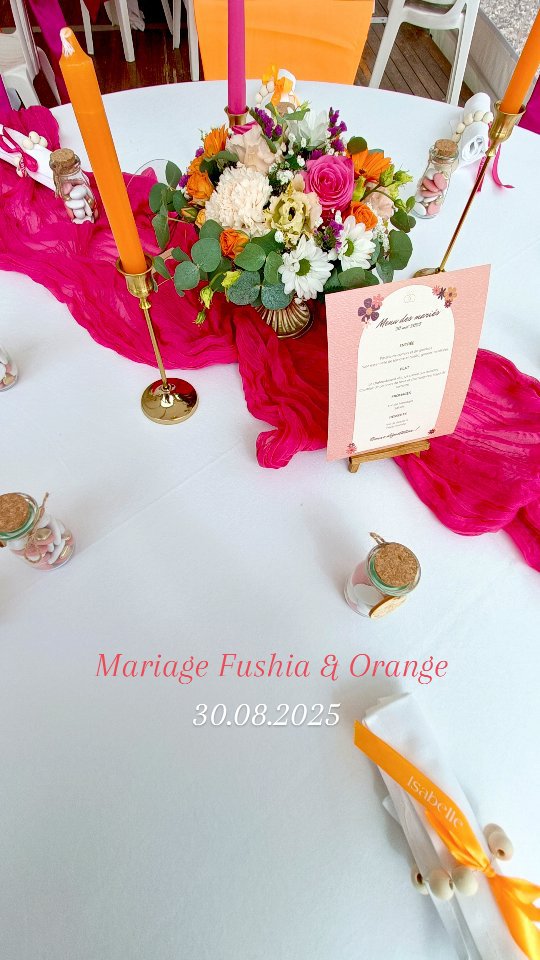 Mariage fushia et orange au domaine des Allées d'Harambure 🧡💘
Du peps, des fleurs et du chic !
#mariagedecoration #mariage #thelittlefactory86 #fleurs #fushia #orange #pink #pinkorange #weddinginspiration #wedding #weddingdesigner