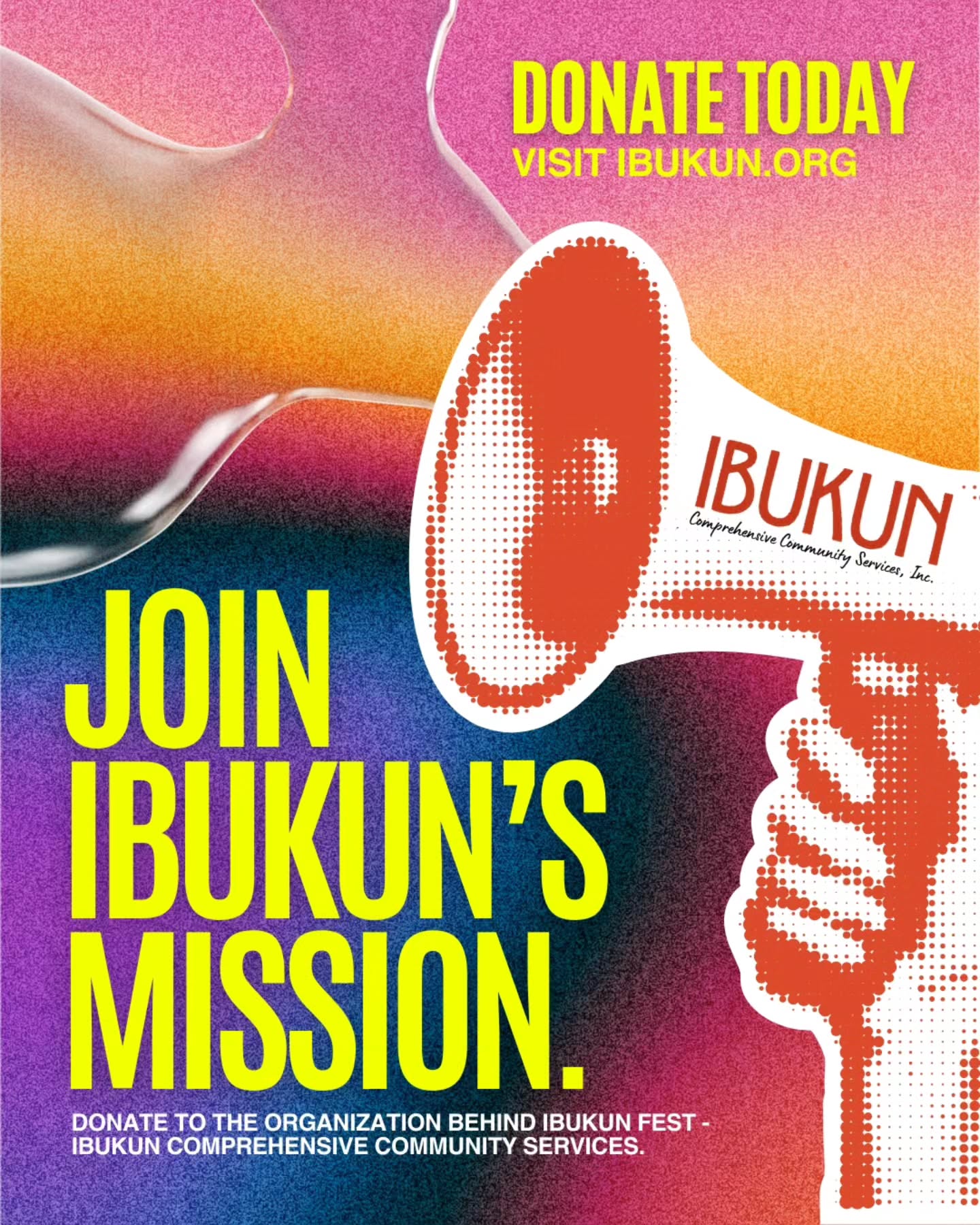 Together we rise. Support the organization behind IBUKUN Fest - IBUKUN Comprehensive Community Services! Donate today. Visit ibukun.org and click the link in the tab π€ link in bio!