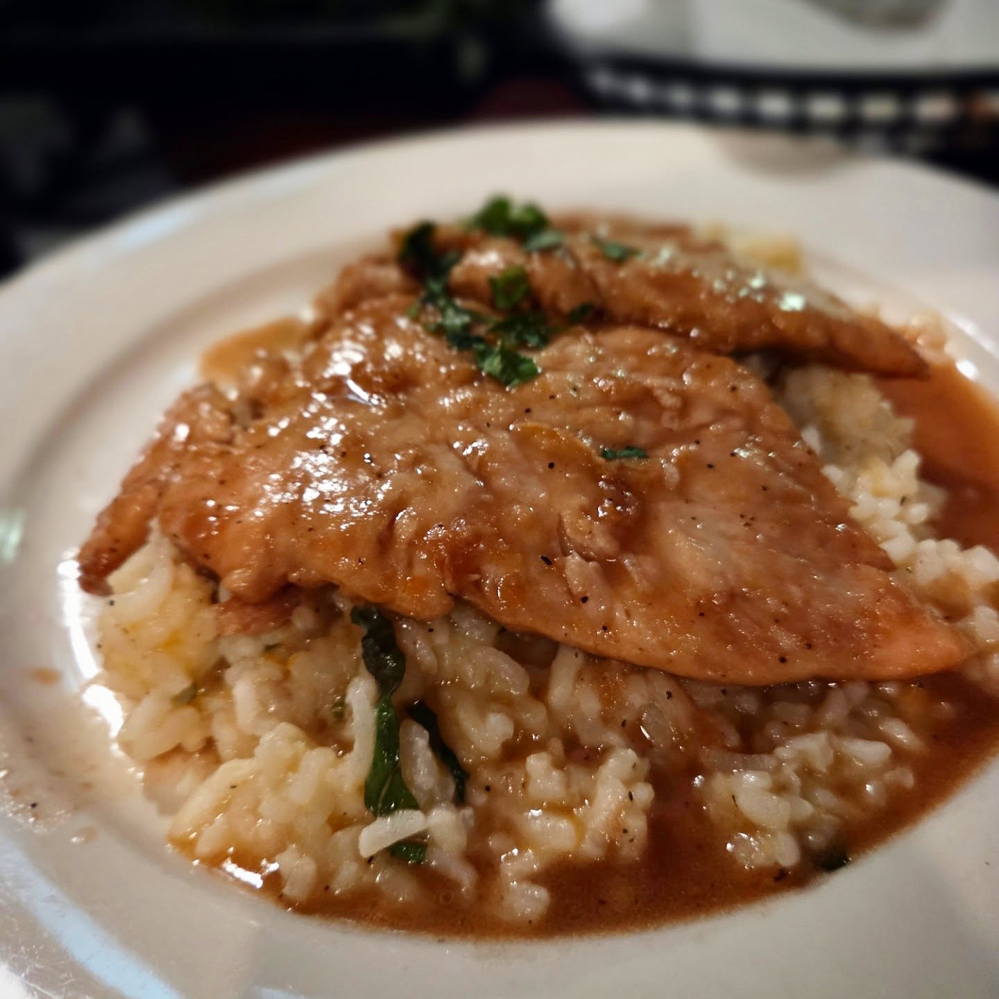 Chicken Risotto from Pappare Ristorante & Bar
#munchandmeandernewengland #boston #northend #littleitaly #italianfood #italian #arancini #foryoupage #foodphotography #rice #willtravelforfood #chicken #risotto #musttry #todiefor