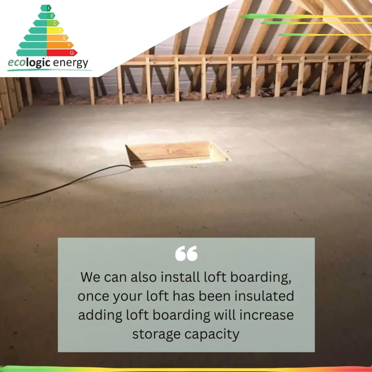 Once your loft has been insulated, adding boarding is a great way to increase your storage space in an organisation. We use joists, treated timbers and 18mm moisture resistant boards to achieve the look in the photo.
Contact us today for your no obligation quotation
š 0208 804 8151
āļø Enquiries@ecologic-energy.co.uk
š www.ecologic-energy.co.uk
#loft #loftinsulation #boarding #loftboarding #storage #loftspace #loftstorage #storagesolutions #energysaving #energycrisis #savemoney #cavitywallinsulation #externalwallinsulation