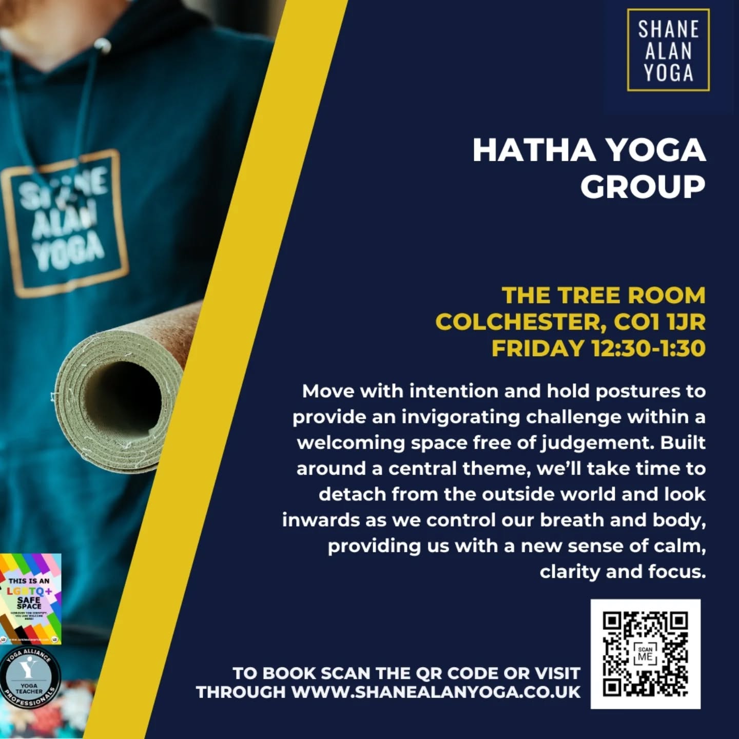 Starting THIS FRIDAY (5th) September my lunchtime Hatha Group has a new home.
We're moving to the gorgeous @the.tree.room on Trinity street!
Everything you love about our gorgeous Friday lunch time session, just in a beautiful space in the centre of Colchester!
.
.
.
.
.
.
.
.
.
#shanealanyoga #yoga #hatha #yogacolchester #yogaclass #colchester #colchesteryoga #colchesterbusiness