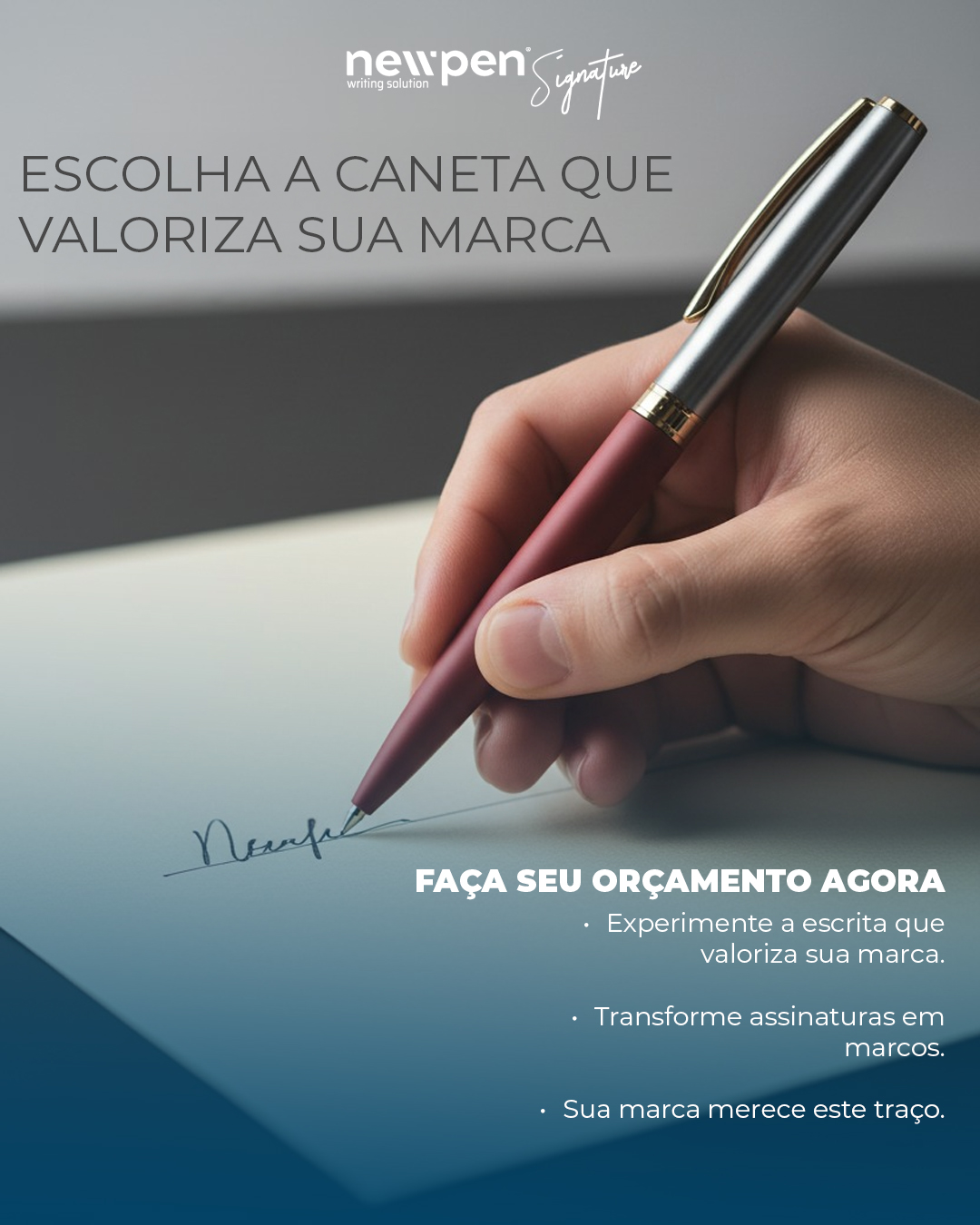 A linha Premium da Newpen Signature foi criada para transformar simples momentos em experiências memoráveis. Qual ocasião merece uma assinatura à altura da sua marca? 🖊
#newpensignature #escritapremium #brindecorporativo #exclusividade