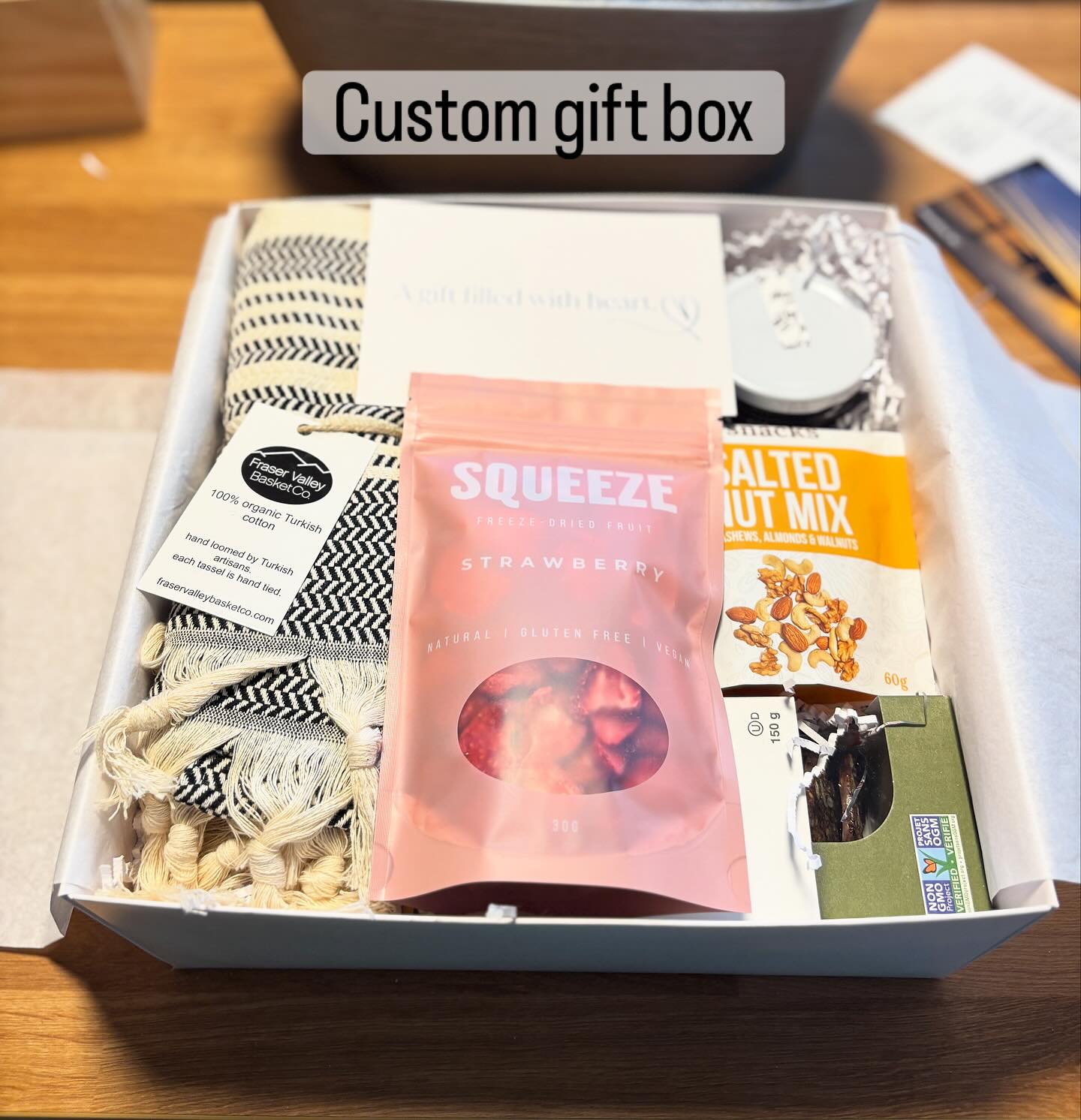 This gift box was created using our Create Your Own option, the perfect way to put together a thoughtful gift that’s just right for your recipient.
📦 Choose from our collection of locally made products
💜 Curate a gift that feels personal and meaningful
🌿 Support British Columbia’s finest artisans and small businesses
Ready to build yours? Link in bio!
#CreateYourOwnGift #FraserValleyBasketCo #GiftBox #ThoughtfulGifting #SupportLocalBC #BCMade #ShopLocalBC #GiftIdeasCanada #CuratedGifts #ArtisanMade #CorporateGifting