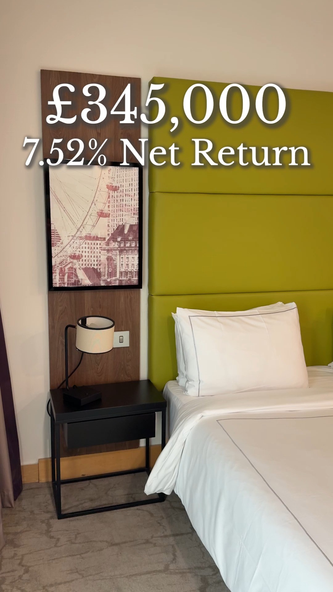 For Sale - Family Suite in Park Plaza County Hall Hotel
Asking Price - £345,000
Located in one of London’s most iconic hotel developments, this suite offers consistent returns in a market that never sleeps.
Comment INVEST and we will send you more information.
#PropertyInvestment #LondonProperty #Investment