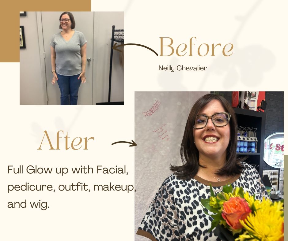 Hello Gorgeous Makeover Spotlight ✨
This makeover was especially meaningful as we celebrated a beautiful mom of two boys who has shown incredible strength throughout her journey.
Married for 14 years and together for 17, her world turned upside down after a baseline mammogram at 40 revealed a 1.8 cm tumor in her left breast.
After a whirlwind of additional testing, she was diagnosed with Stage 2 invasive ductal carcinoma—hormone positive, estrogen positive, HER2 negative.
She courageously faced a lumpectomy in January, followed by lymph node involvement and 20 rounds of radiation, which she completed in April.
She’s now on a hormone-targeted therapy plan—three years of treatment plus five years of follow-up medication.
✨ The best part? As of August 1st, she is in remission! 💗
Our team at Custom Cut & Style was honored to pamper her and help her feel like her most confident, radiant self.
She deserved every moment of this special day and we couldn’t be prouder to celebrate her resilience, her beauty, and her story.
She is truly a Hello Gorgeous woman inside and out. #hellogorgeousmakeover #hellogorgeous #cancermakeovers #cancermakeover