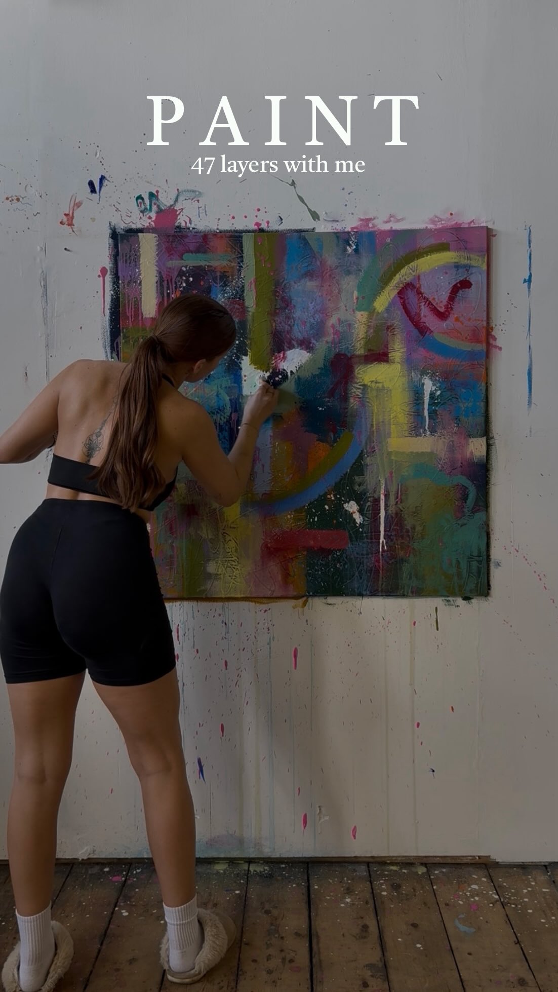 This new work has been built up over 47 layers of paint, each one adding depth, texture & colour.
I missed filming a few layers but the essence of the process is here! The piece is still in progress, with more layers and refinements to come but this glimpse reveals how my canvases transform into vibrant, textured and colourful works.
Watch through to the end to see the painting in its current stage 🤍
#painting #newartwork