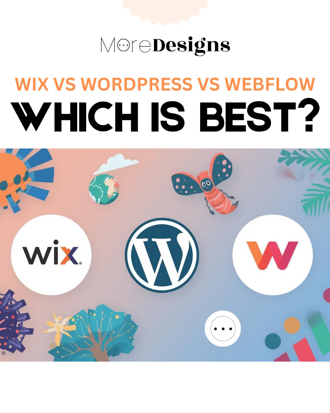 💻 Wix vs WordPress vs Webflow – Which is Best for Your Business Website?
If you’re planning to build a website in 2025, you’ve probably asked yourself: Which platform should I choose? 🤔
Here’s a quick breakdown:
✨ Wix → Simple, affordable, beginner-friendly
✨ WordPress → Flexible, SEO-friendly, scalable
✨ Webflow → Modern, custom, design freedom
Each platform has its pros & cons, but the best choice depends on your business goals.
👉 Want the perfect website without the stress of choosing?
At MoreDesigns, we create professional websites on Wix, WordPress, Webflow & React—tailored to your brand and built to grow your business.
📩 DM us today and let’s build your dream website 🚀
#WebDesign #WordPress #Wix #Webflow #webagency #WebsiteDesign #WebsiteDevelopment #WebDesigner #BusinessWebsite #ModernDesign #ResponsiveDesign #WebsiteTips #OnlineBusiness #DigitalMarketing #WebsiteSolutions #WebDeveloper #SmallBusinessWebsite #MoreDesigns #WebsiteBuilder #BusinessGrowth #DesignAgency