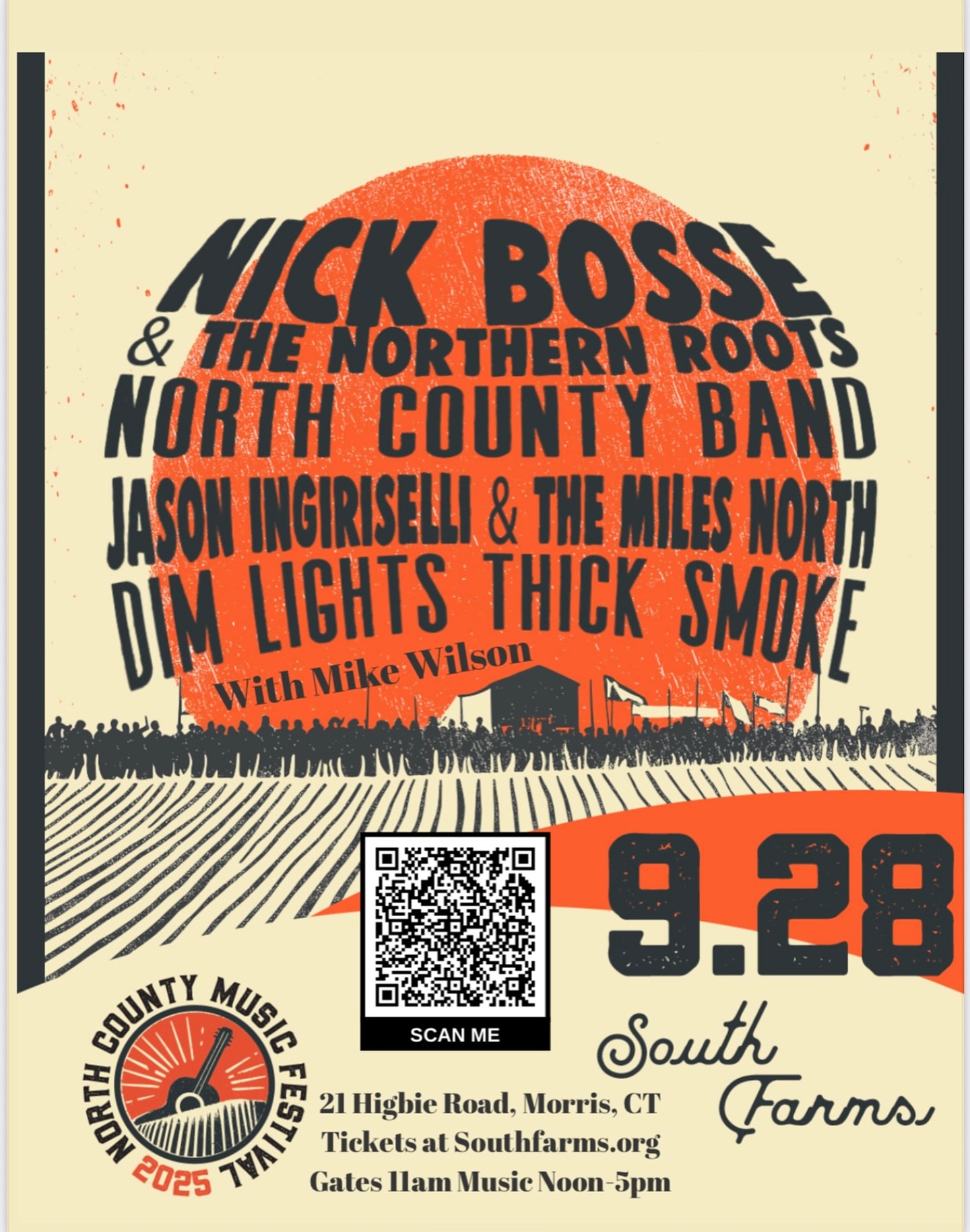 Do you have your tickets? A celebration of original New England Country Music
Sunday Sept. 28
Gates 11am
Music 12-5pm
Limited Tickets available at Southfarms.org
@mikeyswilson @doctorjayp @jason.ingriselli @nickbossemusic @andthenorthernroots @catlinesmusic @southfarms @scott_smithmusic #countrymusicfestival #musicfestival #litchfieldcounty #originalnewenglandcountry