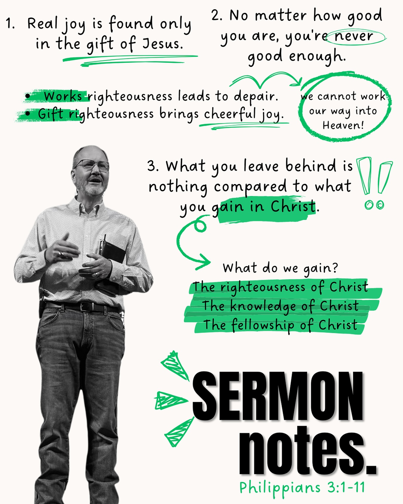 Missed yesterday’s sermon? Don’t worry—we’ve got you covered! 🙌
We’re continuing our Unshakable series on the book of Philippians. Check out the notes below, and you can always rewatch the full message anytime on Facebook or YouTube.⛪️🤎
