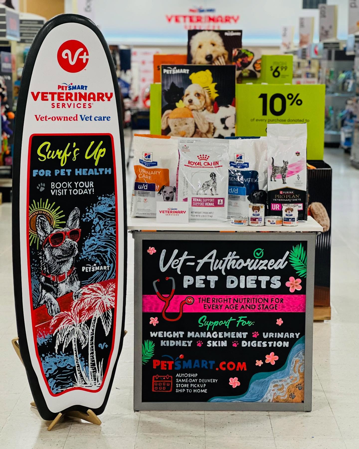 Got to make these boards for an event at PetSmart! I’ve never chalked on a surfboard before… I think it was actually surfable! My husband kept wanting to take it to the ocean… haha!
#PetSmart #SurfboardArt #ChalkboardArt #Chalkboards #ChalkboardArtist #Chalk #ChalkPen #SanDiegoChalkArtist