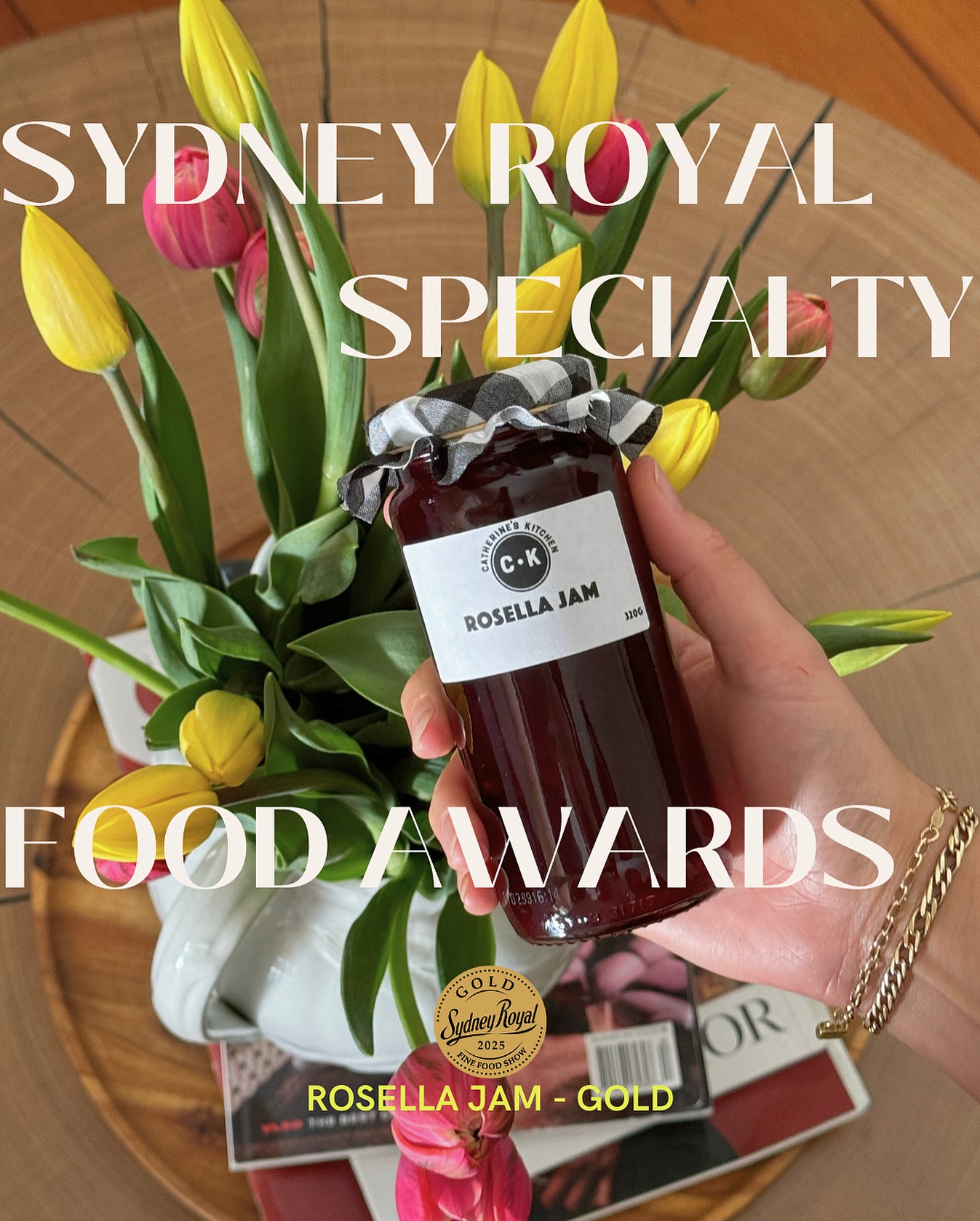 And the second one!! Can’t quite believe this - adding 2025 @ras_nsw gold to its belt!
Now one of my most classic and hard laboured jams has been recognised by two shows, two years in a row! I don’t always have it in stock, due to the many hours required in peeling and de-seeding the fruit, but when I do, it sells out! So keep an eye out on where and when to buy it!