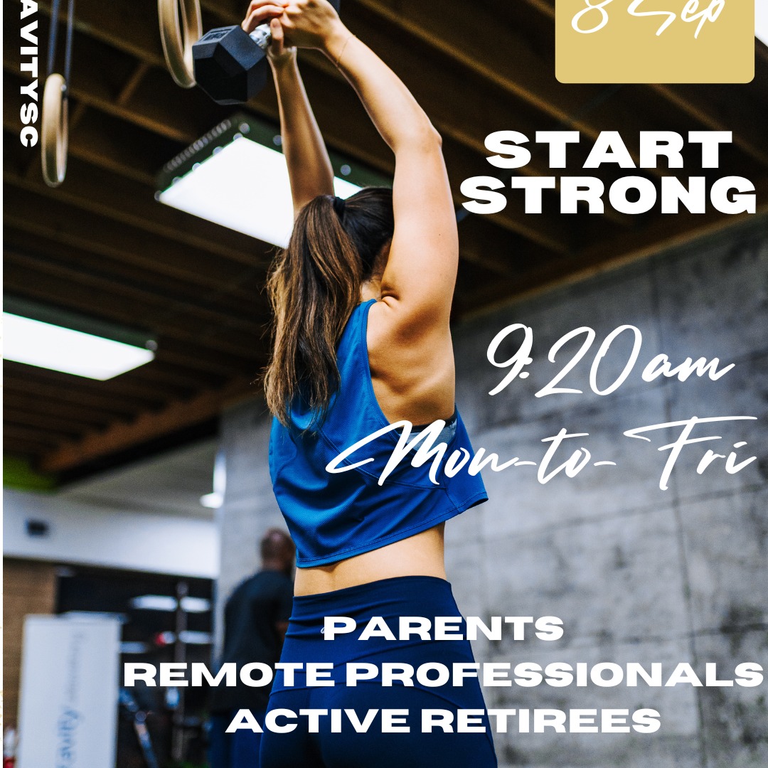 Start Strong – Launching Monday, Sept 8!
Parents, after school drop-off, it’s your time. Our new Start Strong program runs Monday to Friday at 9:20am – designed to help you build strength, boost energy, and de-stress for the day ahead.
✅ Full-body strength & conditioning
✅ Mobility and flexibility to feel great
✅ Supportive small-group environment
Drop the kids, then drop in. You’ll leave feeling stronger, revitalized, and ready to take on the day.
👉 First class starts Monday, Sept 8 at 9:20am. Come try it – your body (and mind) will thank you - Complimentary.
📍 Gravity Laboratory, Port Moody
Large car park at rear and on street parking available
🔗 Link in bio to let us know you're coming
#GravityLaboratory #StartStrong #PortMoodyFitness #StrongStart #MovementAndStrength
