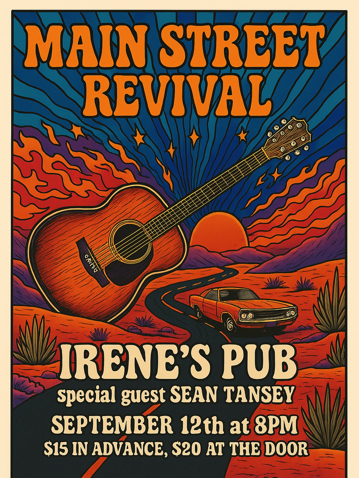 This Friday Sept 12th at @irenespub!! We’ll be playing two sets and @rightonsean will be kicking the night off 👌