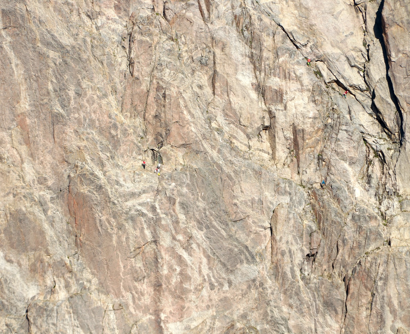 I recently received this photo via email. The person who took it is a climber and happened to be on a cruise ship that passed through Torsukattak Fjord last summer when myself, @callum.johnson.climbing @miskaizakovicova and Simon were climbing on the Thumbnail. Being a keen climber they did some research and found our trip report and contacted me from my email address on the report. What a lovely and unlikely connection to have made! Can you spot all of us?
It’s funny looking back at all our ropes and gear spread across the wall and what an enormous challenge we had in trying to get all our kit up there.
@mountainequipment