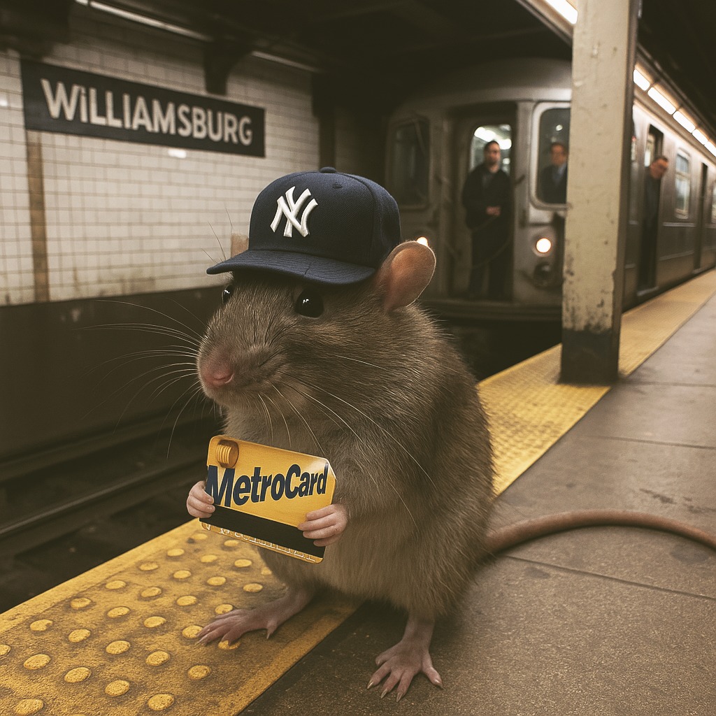 🚨 BREAKING: Williamsburg man claims his emotional support rat saved him from a subway delay.
Salvatore the rat — seen rockin’ a Yankees cap and allegedly “cutting the bodega line for chopped cheese” — is being hailed as a local hero.
“Without him, I’da missed my job interview,” says Anthony “Tone” DeLuca. “He gave the conductor a look… doors shut, train pulled off. I swear on my ma’s baked ziti.”
🐀 Would you ride the train with Salvatore?
⬇️ Drop a 🐀 in the comments if he’s welcome in your subway car.
#NYC #SatireNews #NewYerrTimes #SubwayRat #Williamsburg #EmotionalSupportAnimal #OnlyInNY