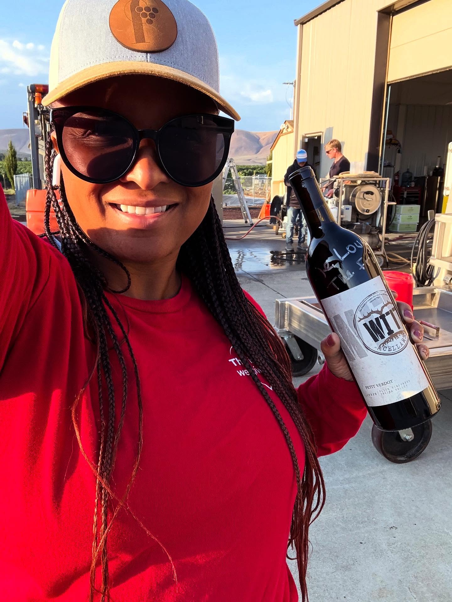 We are feeling the love from our friends at @wit.cellars. Thank you, Gina and the whole WIT team, for sending this beautiful bottle our way. Your thoughtfulness means so much especially in the middle of harvest hustle on the crush pad! We appreciate you thinking of us and having this bottle personally delivered to us by a shared club fan!
We’re constantly reminded of how special the Washington wine community is. It’s not just about the wines we craft, but the friendships, support, and encouragement we share with one another. Wishing WIT and all of our colleagues in wine the best harvest ever! May it be full of great fruit, great teamwork, and great memories.